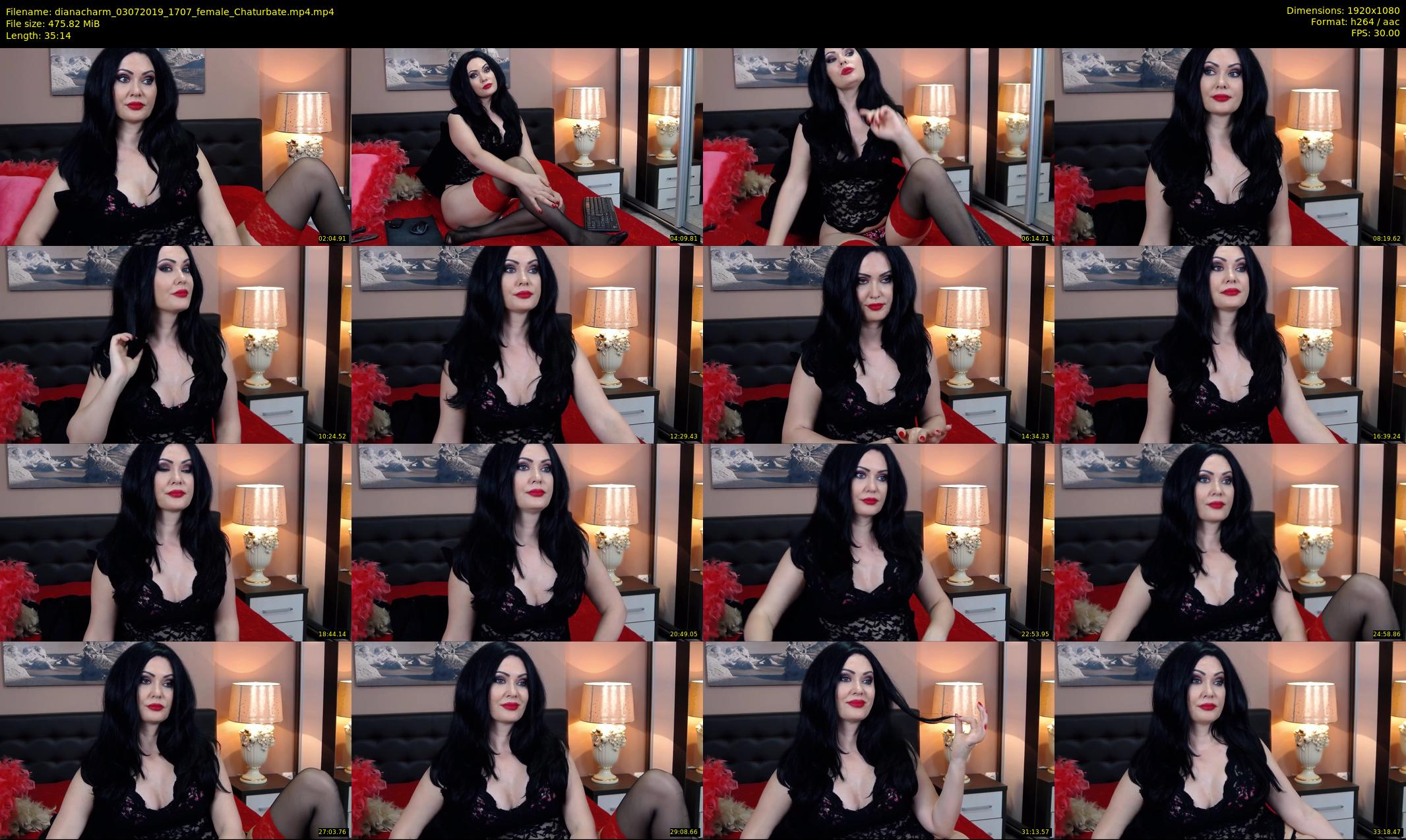 dianacharm — 36 minute Chaturbate female cam show recording, 1080p, Jul 3, 2019