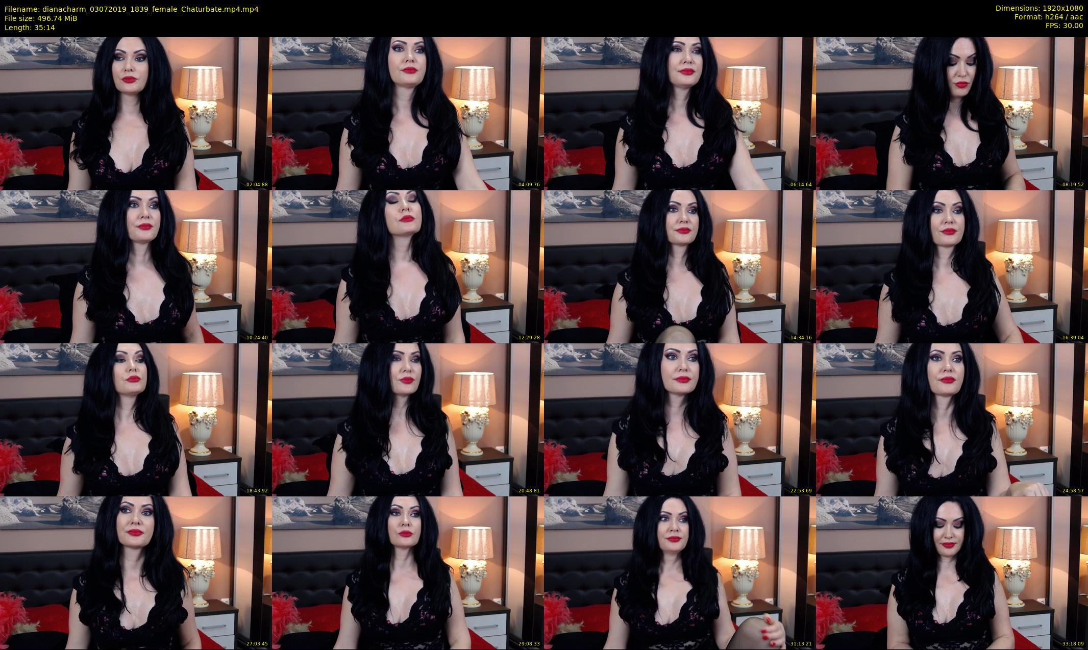 dianacharm — 36 minute Chaturbate female cam show recording, 1080p, Jul 3, 2019