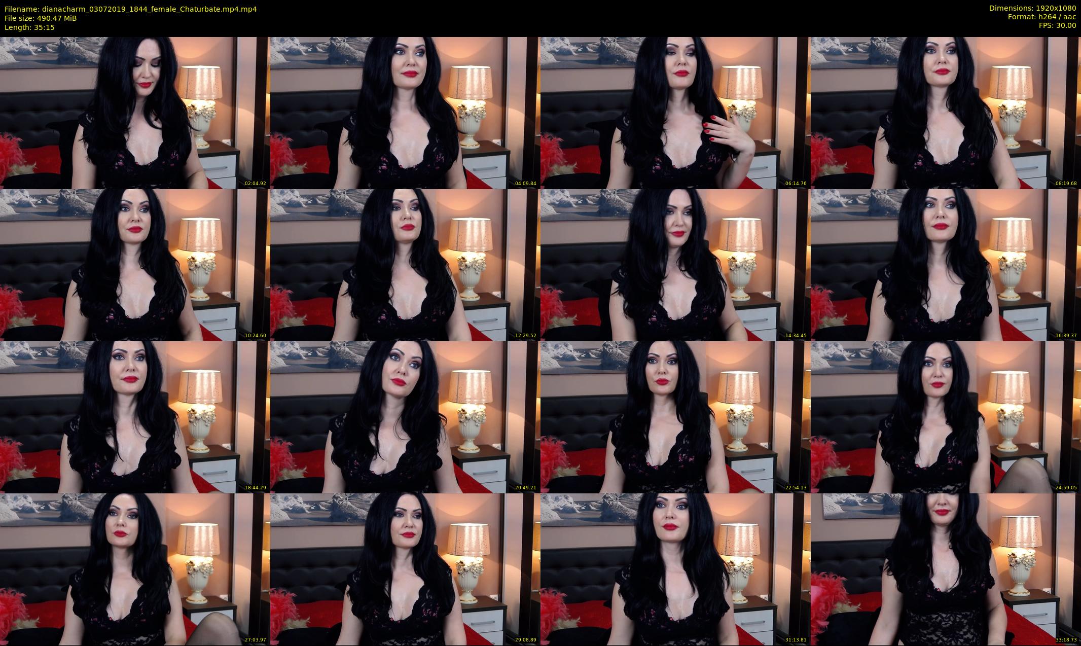 dianacharm — 36 minute Chaturbate female cam show recording, 1080p, Jul 3, 2019