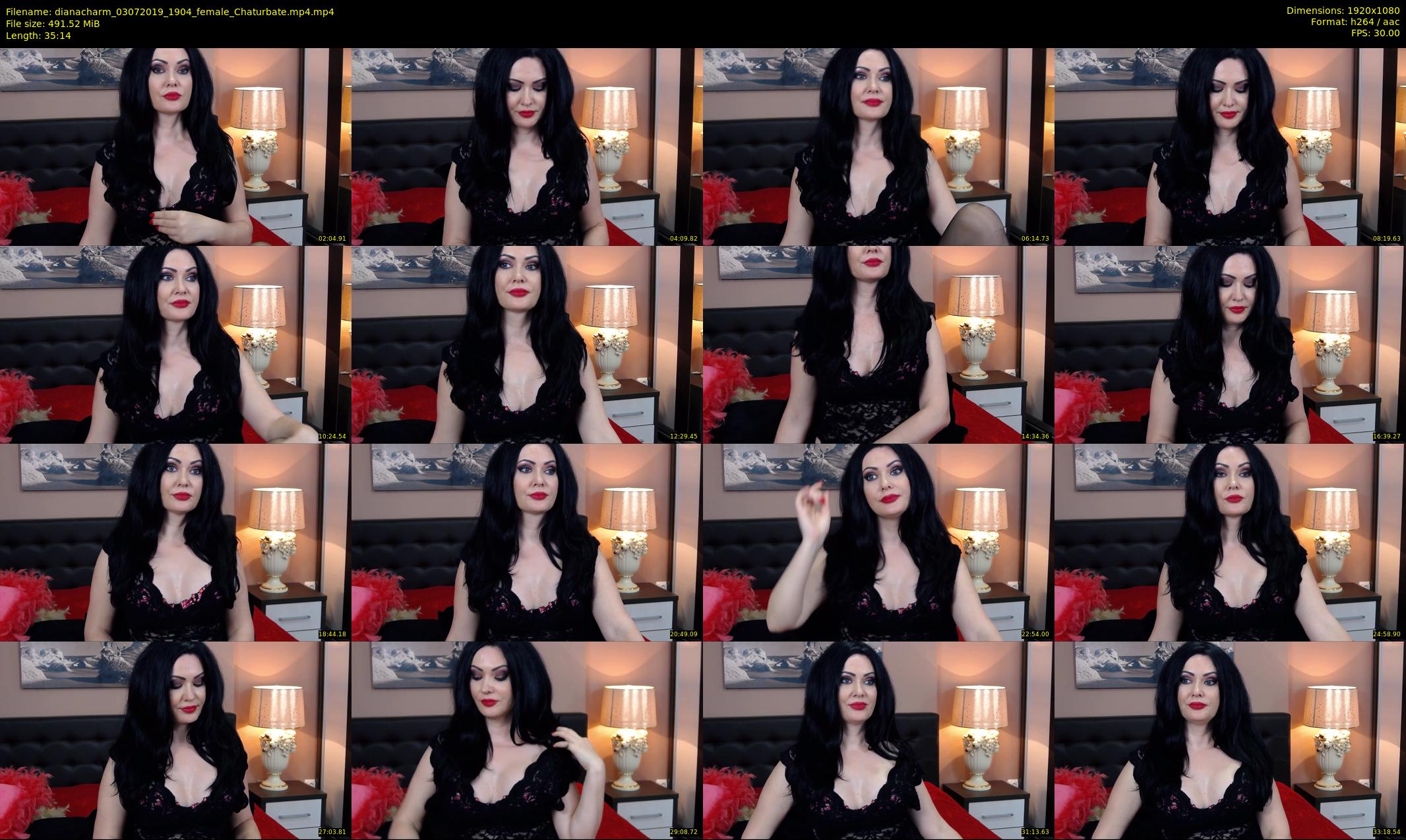 dianacharm — 36 minute Chaturbate female cam show recording, 1080p, Jul 3, 2019