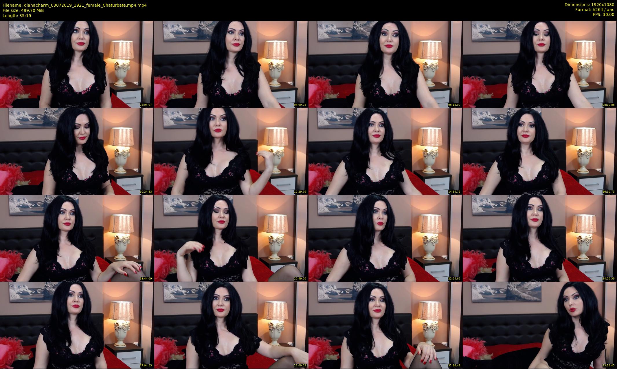 dianacharm — 36 minute Chaturbate female cam show recording, 1080p, Jul 3, 2019
