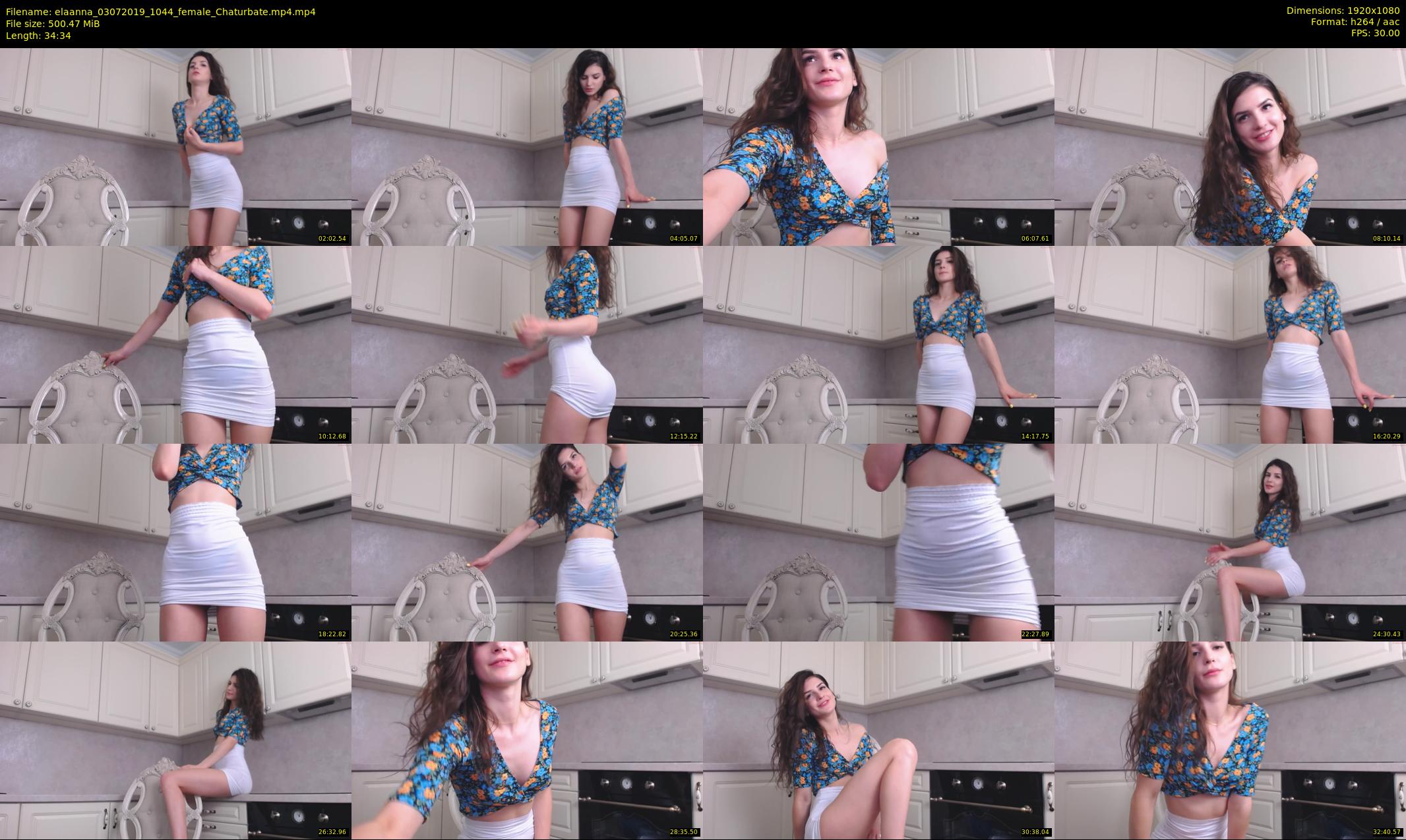 elaanna — 35 minute Chaturbate female cam show recording, 1080p, Jul 3, 2019