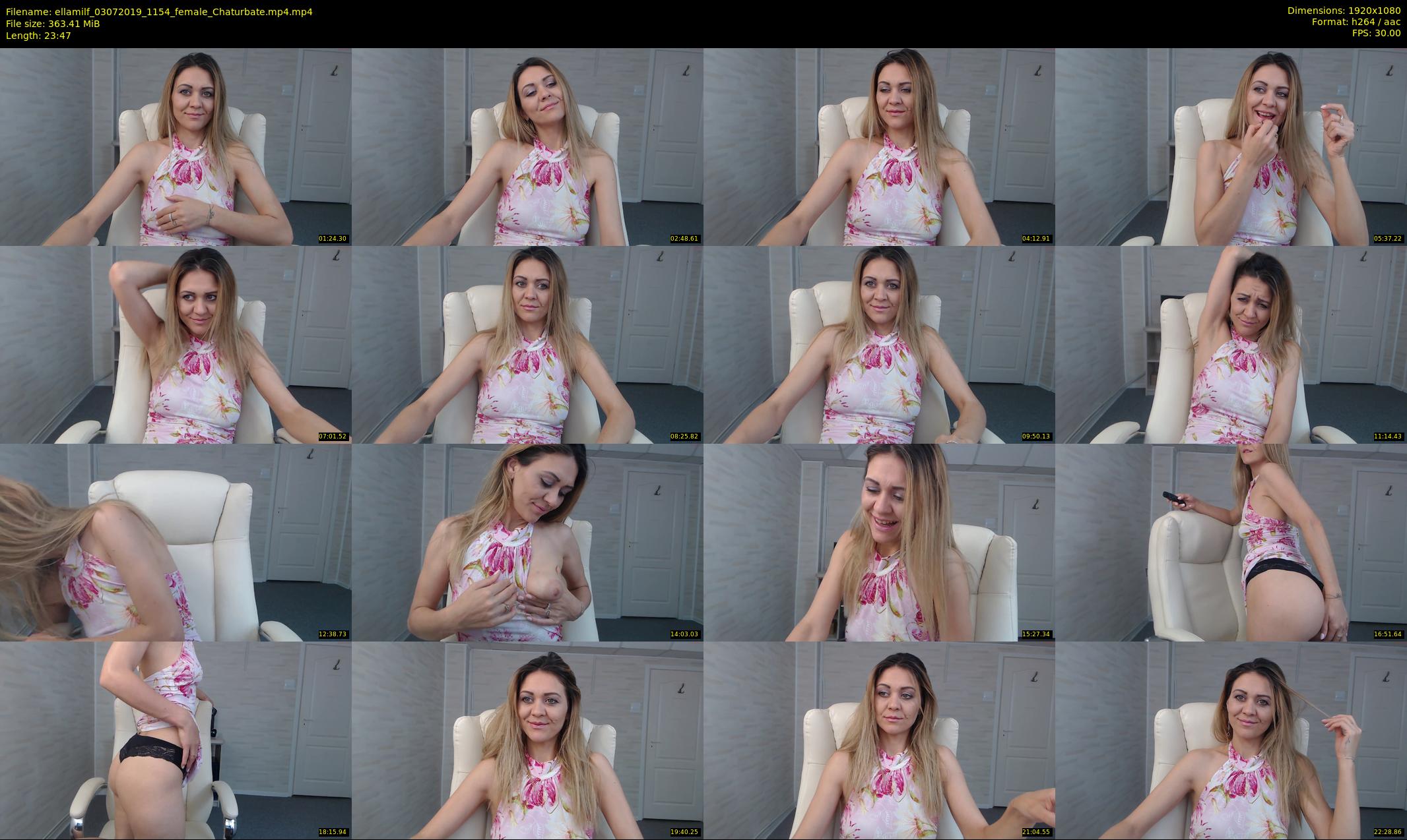 ellamilf — 24 minute Chaturbate female cam show recording, 1080p, Jul 3, 2019