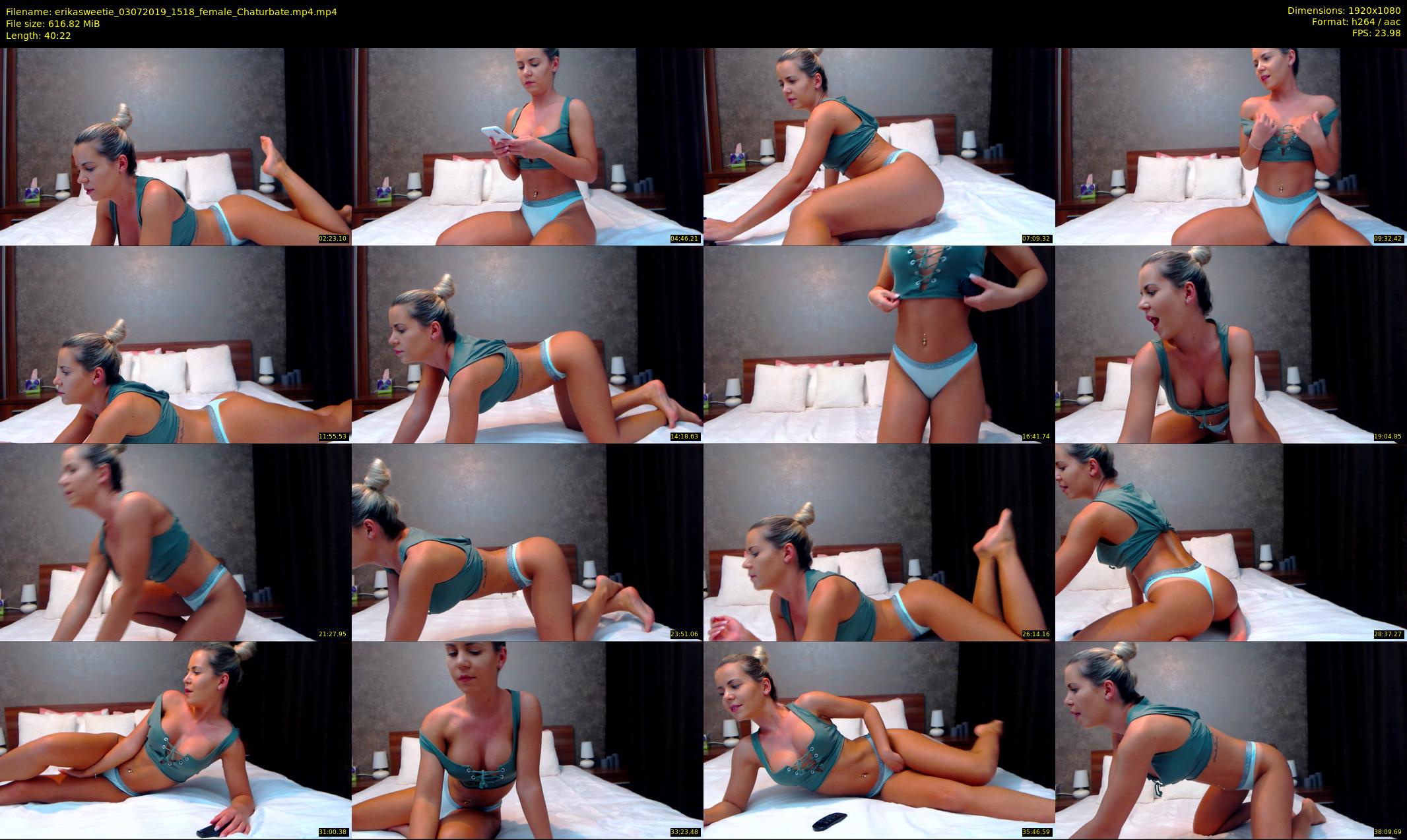 erikasweetie — 41 minute Chaturbate female cam show recording, 1080p, Jul 3, 2019
