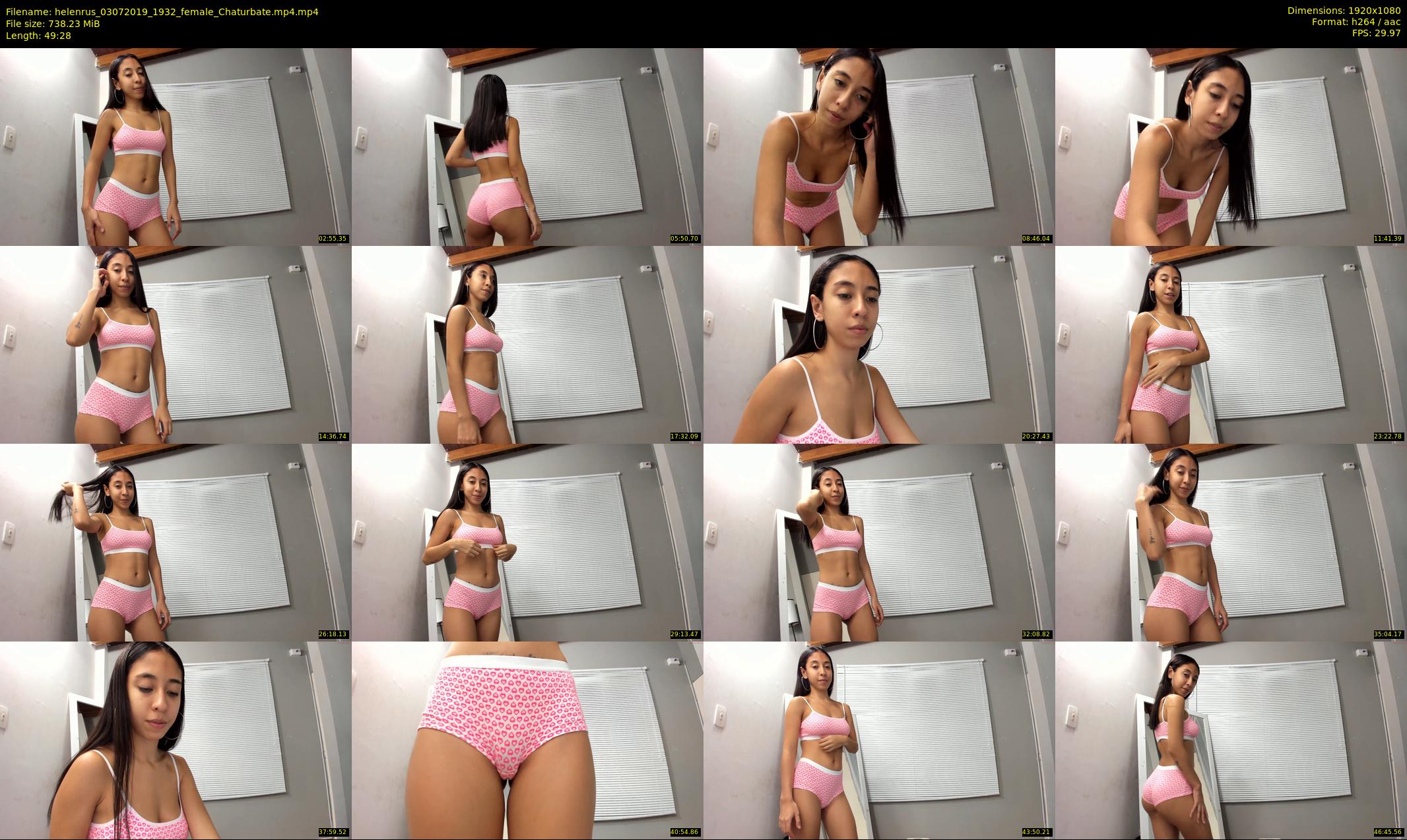 helenrus — 50 minute Chaturbate female cam show recording, 1080p, Jul 3, 2019