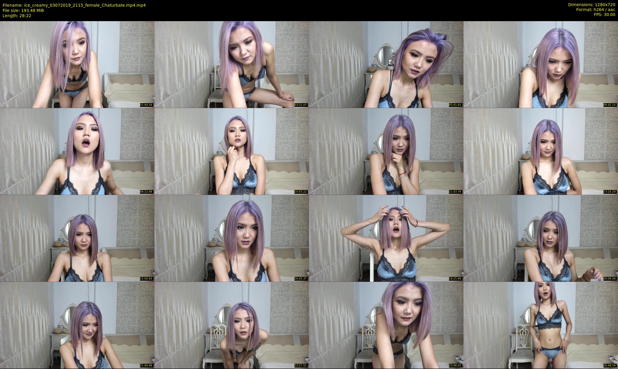 ice_creamy — 29 minute Chaturbate female cam show recording, 720p, Jul 3, 2019