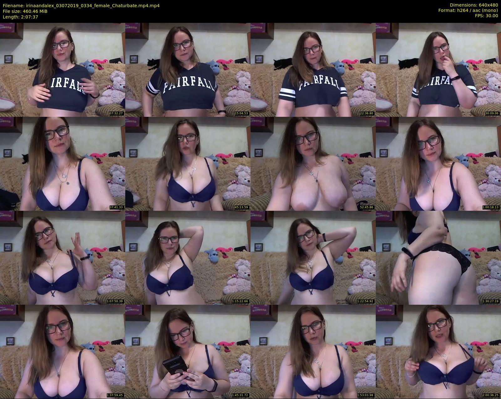 irinaandalex — 128 minute Chaturbate couple cam show recording, 480p, Jul 3, 2019