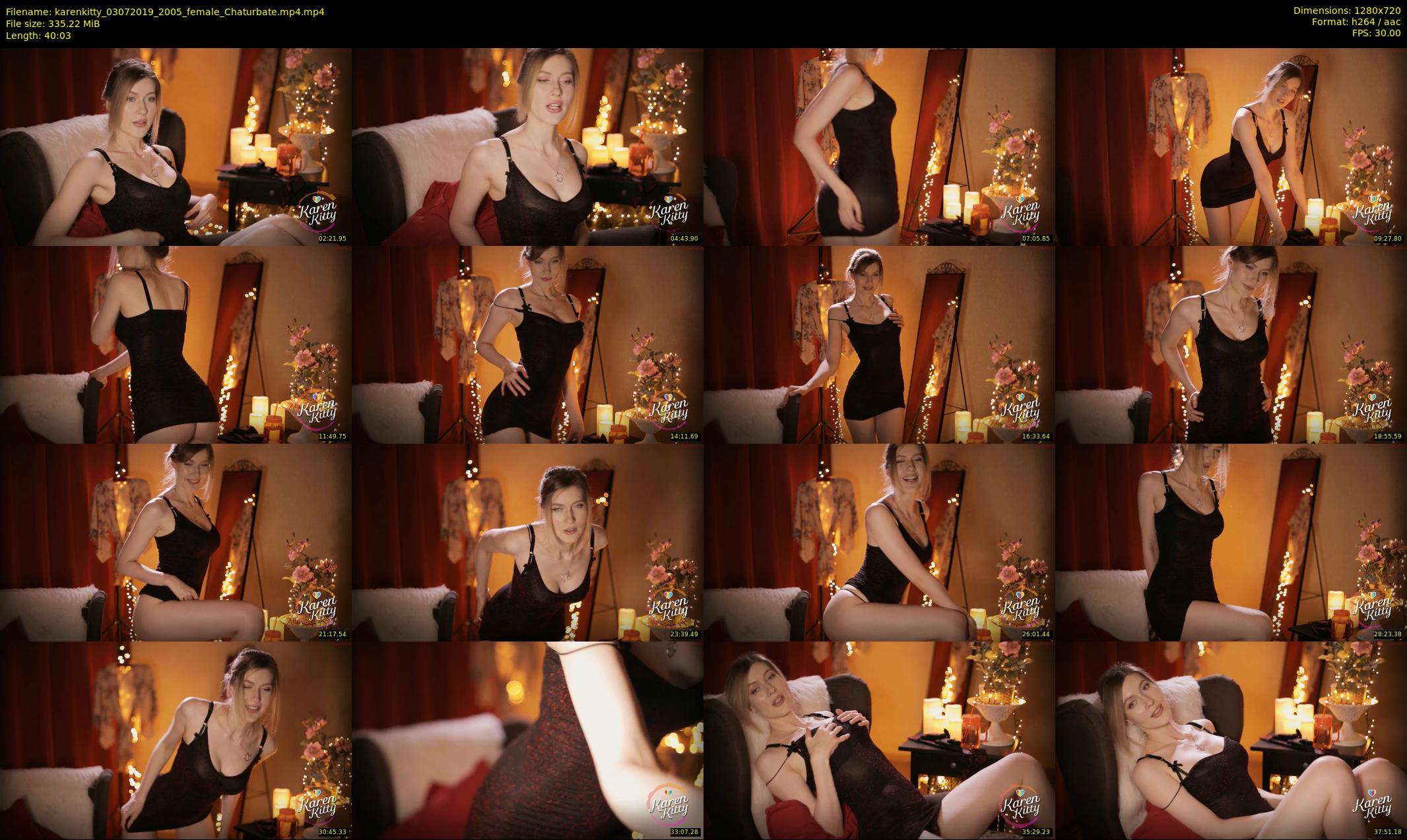 karenkitty — 41 minute Chaturbate female cam show recording, 720p, Jul 3, 2019