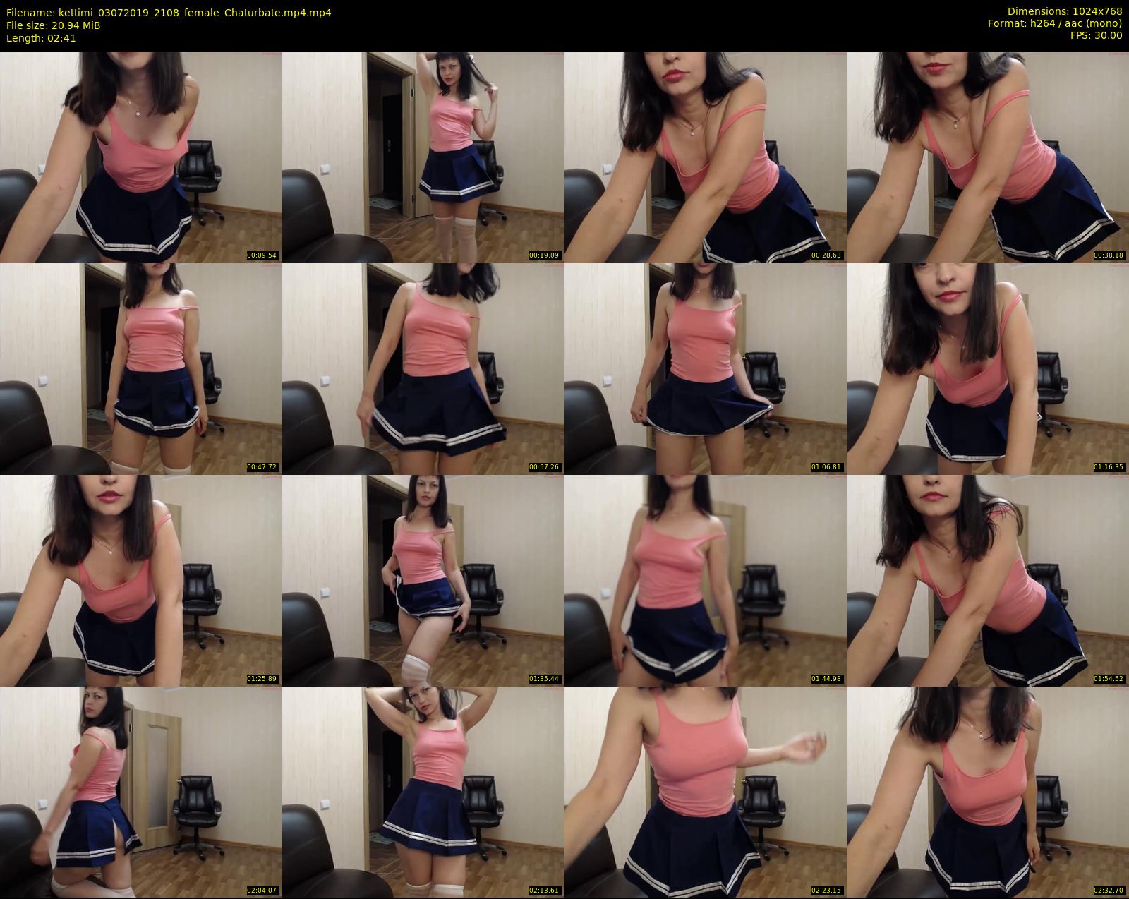 kettimi — 3 minute Chaturbate female cam show recording, 720p, Jul 3, 2019
