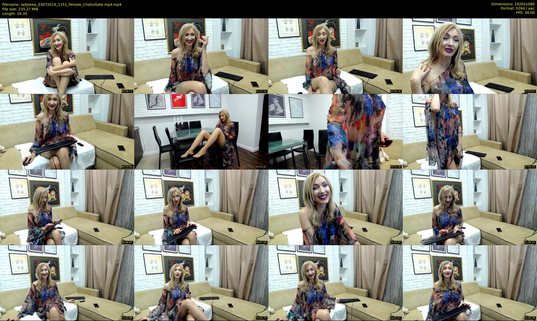 ladyleea — 17 minute Chaturbate female cam show recording, 1080p, Jul 3, 2019