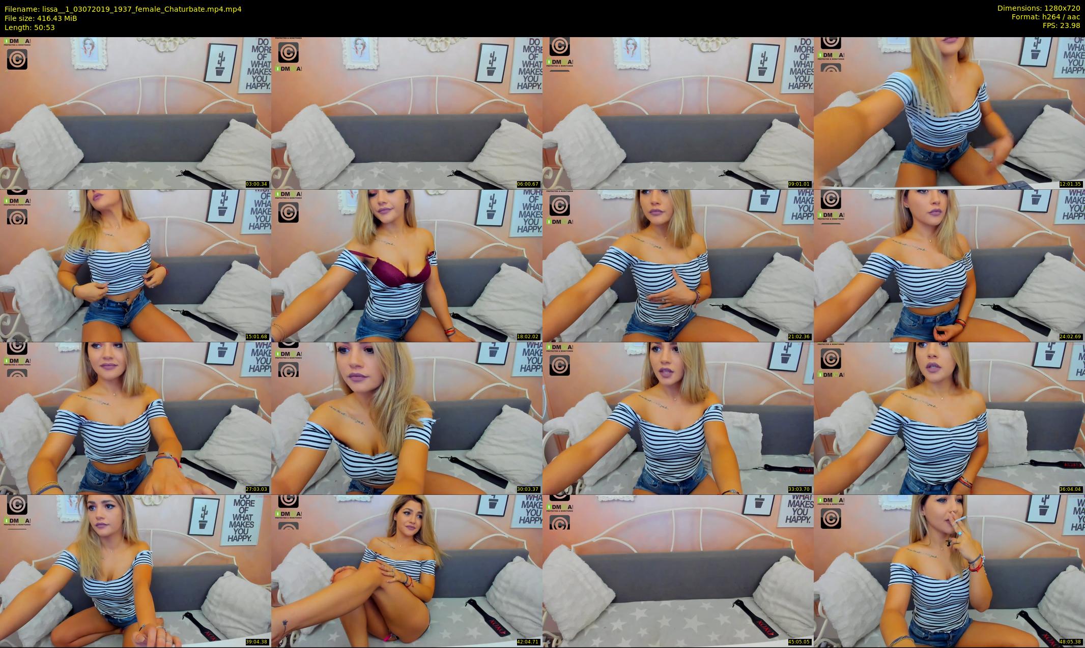 lissa__1 — 51 minute Chaturbate female cam show recording, 720p, Jul 3, 2019