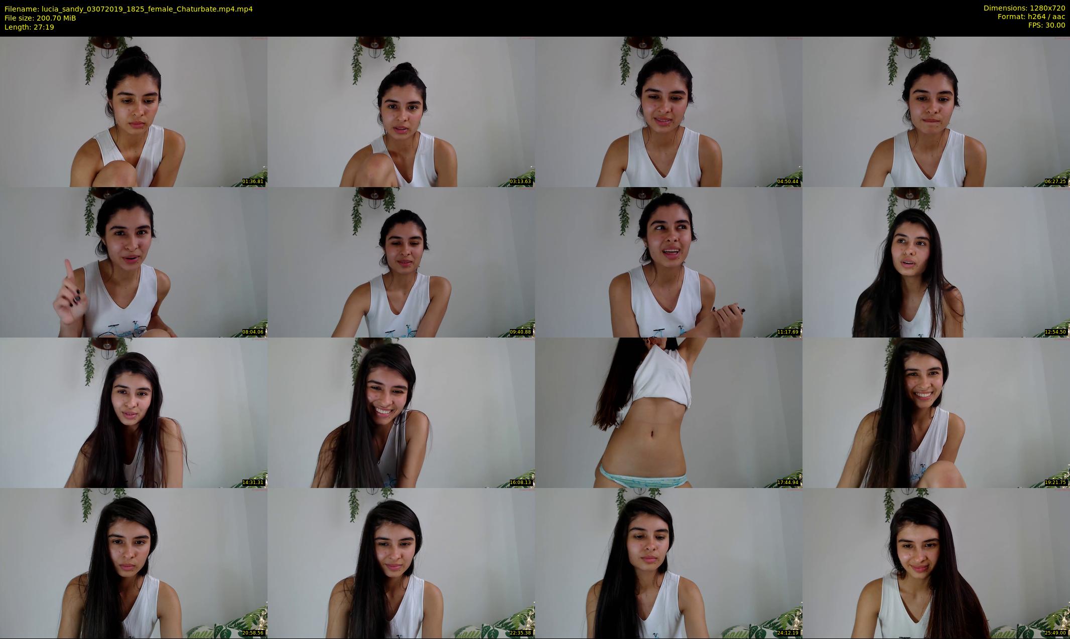 lucia_sandy — 28 minute Chaturbate female cam show recording, 720p, Jul 3, 2019