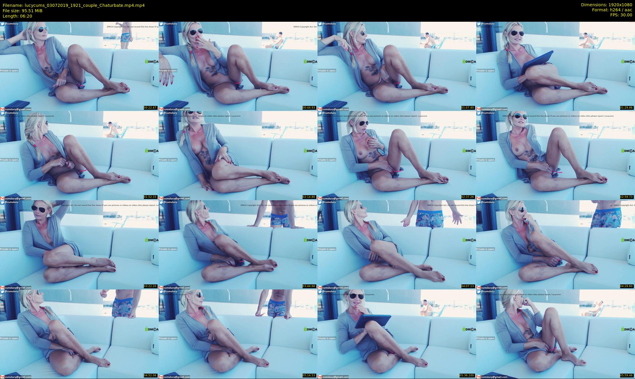 lucycums — 7 minute Chaturbate couple cam show recording, 1080p, Jul 3, 2019