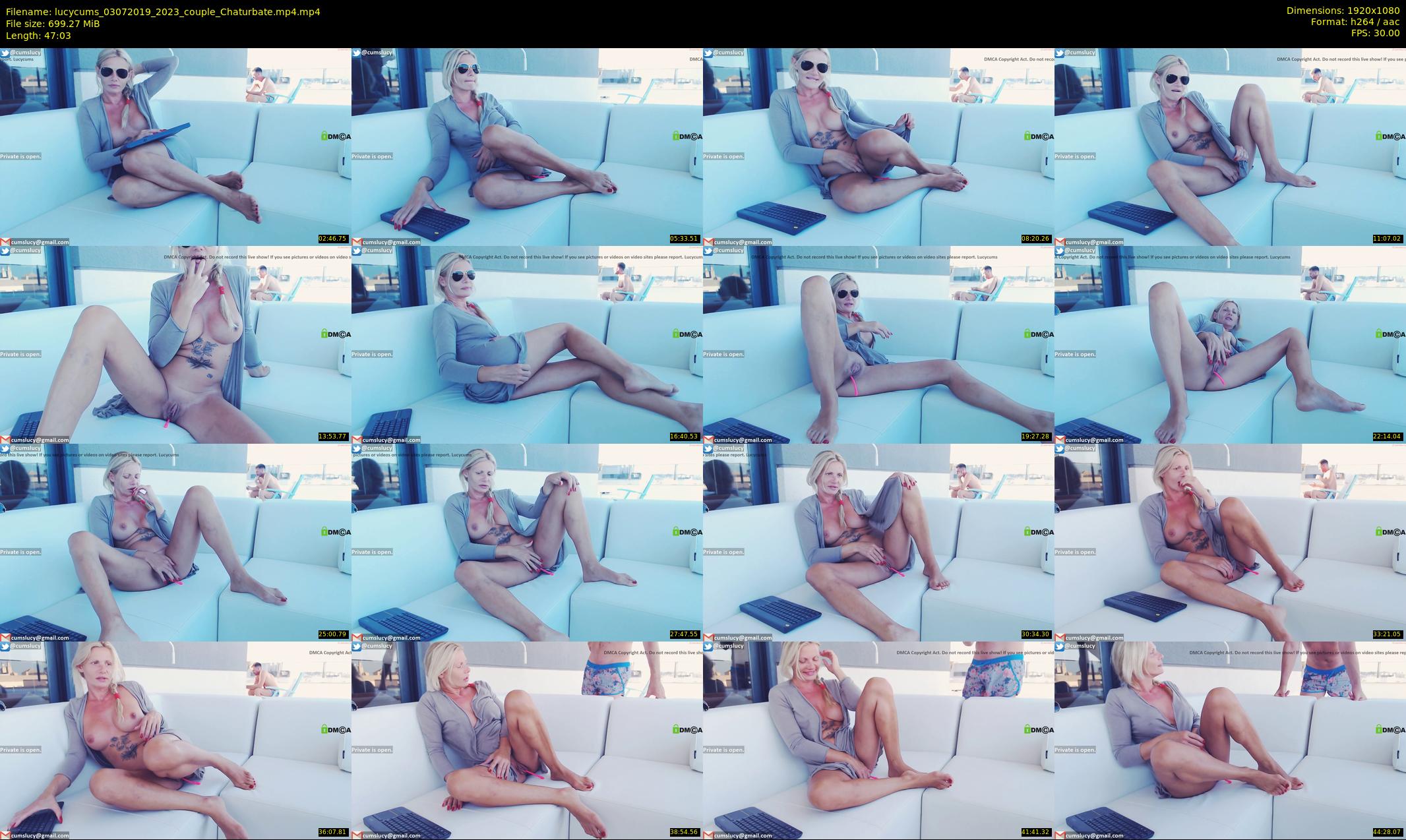 lucycums — 48 minute Chaturbate couple cam show recording, 1080p, Jul 3, 2019
