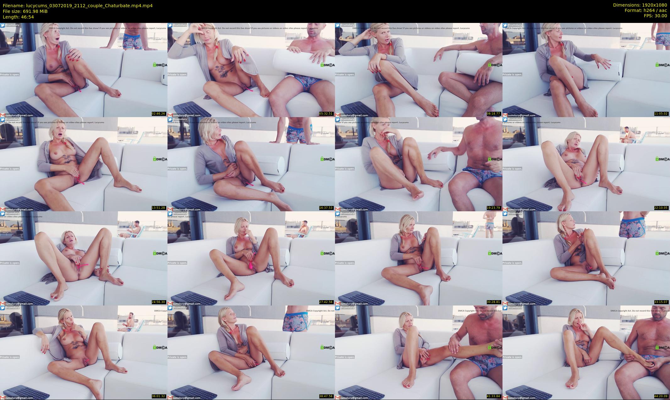 lucycums — 47 minute Chaturbate couple cam show recording, 1080p, Jul 3, 2019