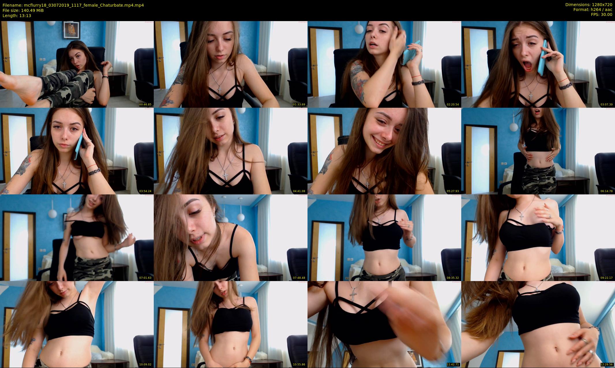 mcflurry18 — 14 minute Chaturbate female cam show recording, 720p, Jul 3, 2019