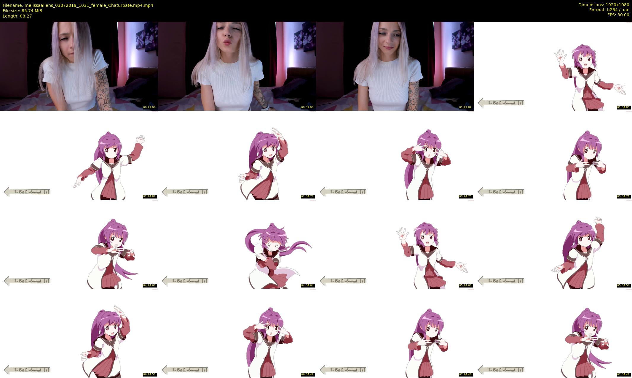 melissaallens — 9 minute Chaturbate female cam show recording, 1080p, Jul 3, 2019