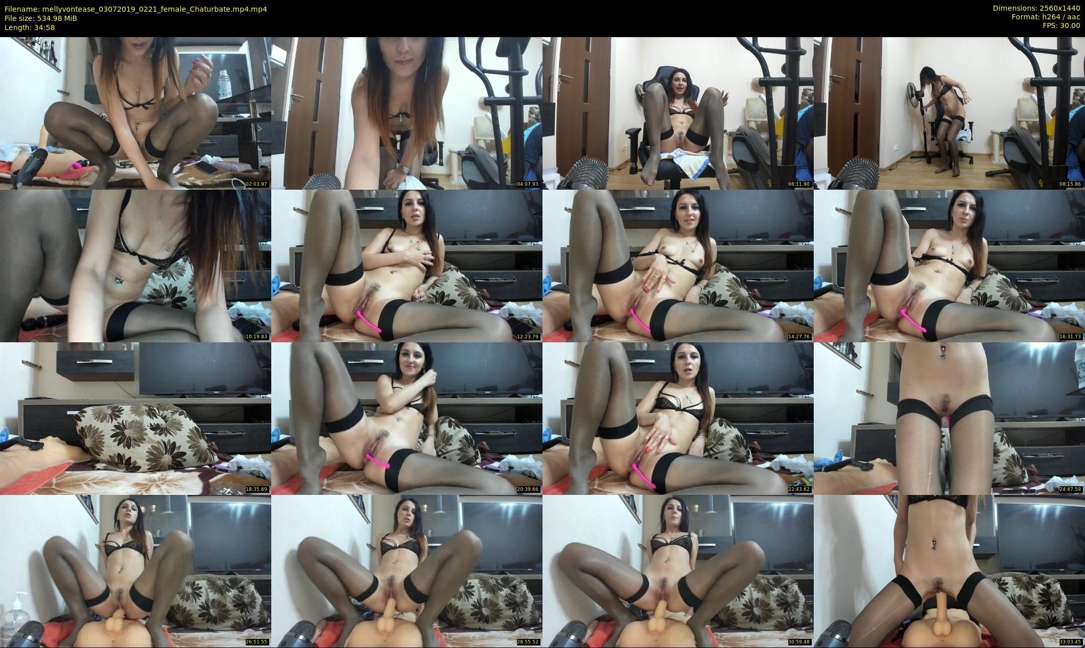 mellyvontease — 35 minute Chaturbate female cam show recording, 1080p, Jul 3, 2019
