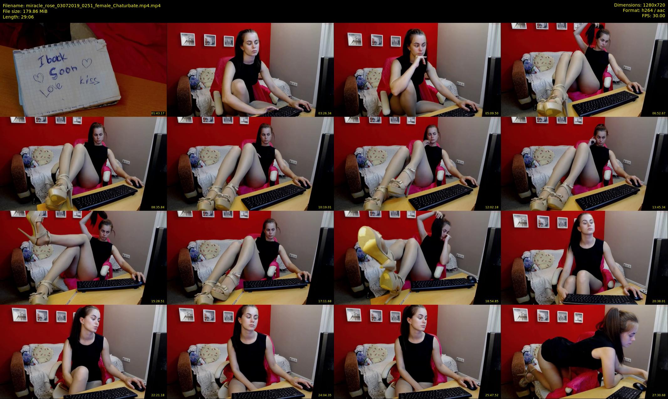 miracle_rose — 30 minute Chaturbate female cam show recording, 720p, Jul 3, 2019
