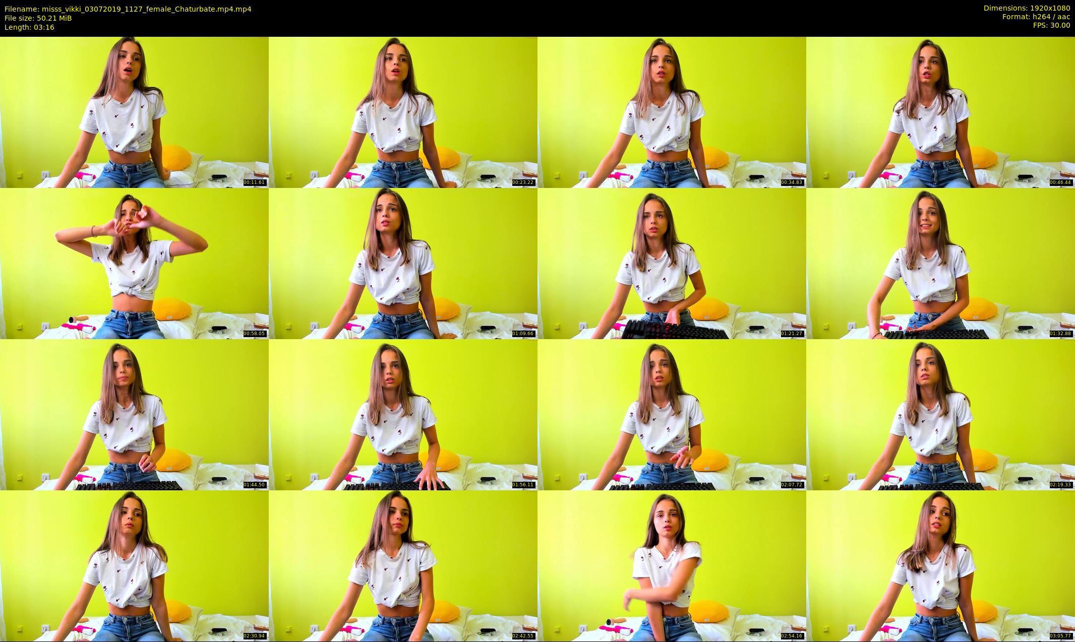 misss_vikki — 4 minute Chaturbate female cam show recording, 1080p, Jul 3, 2019