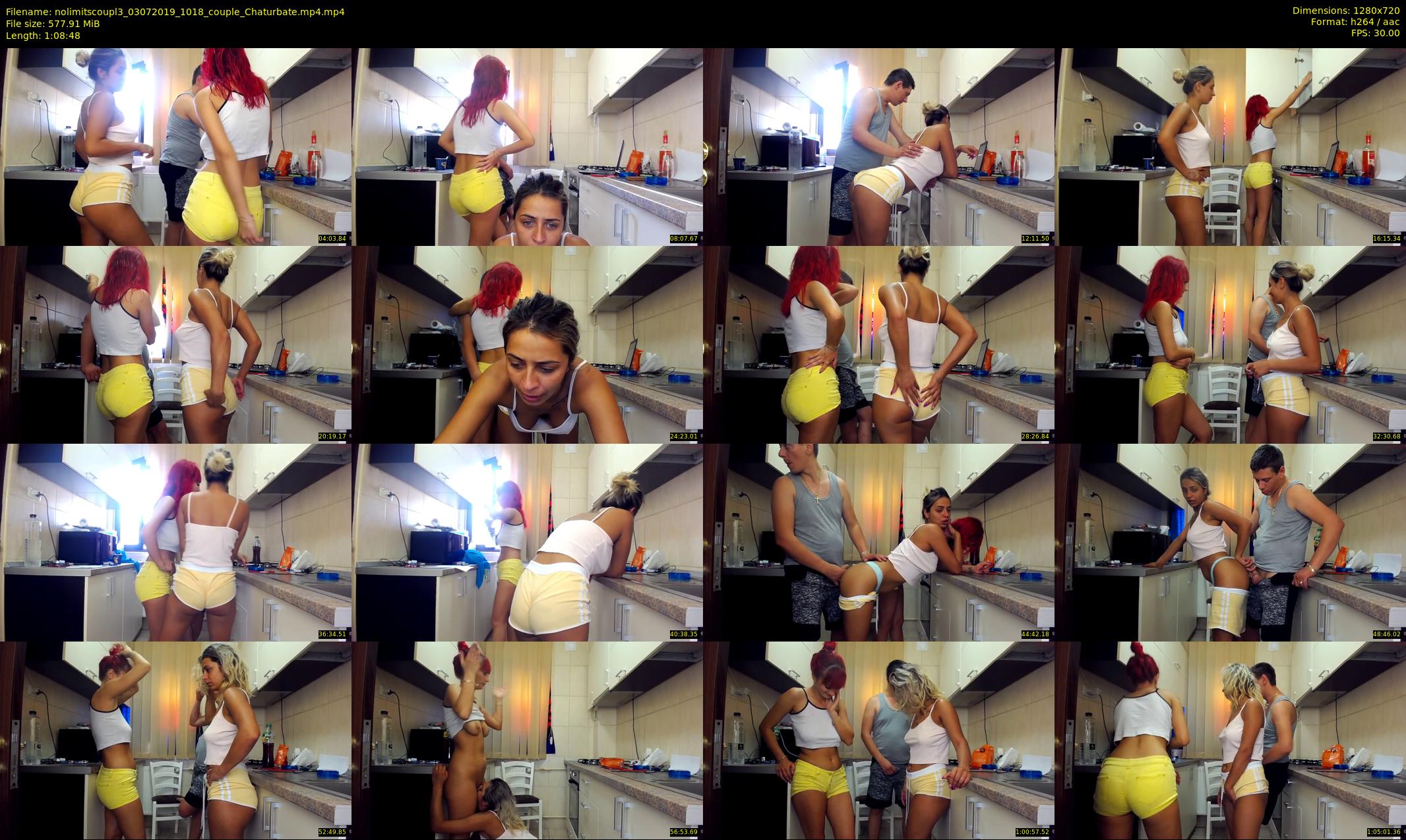 nolimitscoupl3 — 69 minute Chaturbate couple cam show recording, 720p, Jul 3, 2019