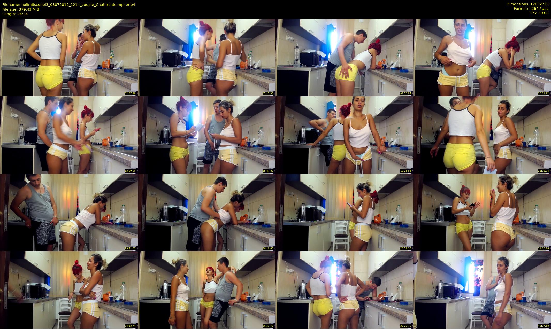 nolimitscoupl3 — 45 minute Chaturbate couple cam show recording, 720p, Jul 3, 2019