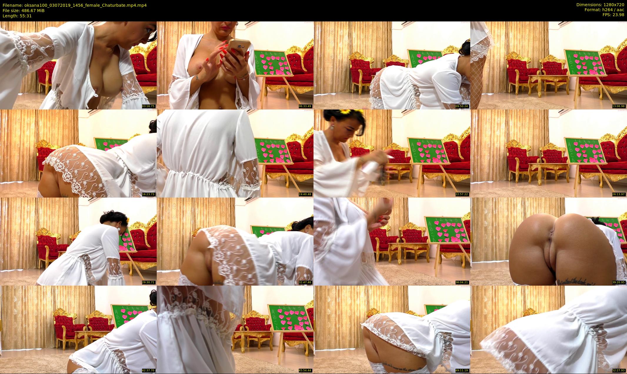 oksana100 — 56 minute Chaturbate female cam show recording, 720p, Jul 3, 2019