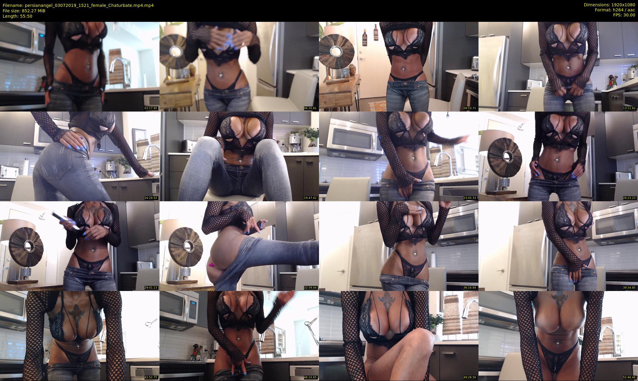 persianangel — 56 minute Chaturbate female cam show recording, 1080p, Jul 3, 2019