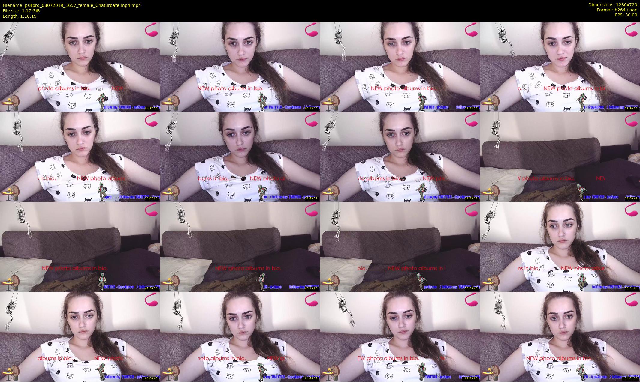 ps4pro — 79 minute Chaturbate female cam show recording, 720p, Jul 3, 2019