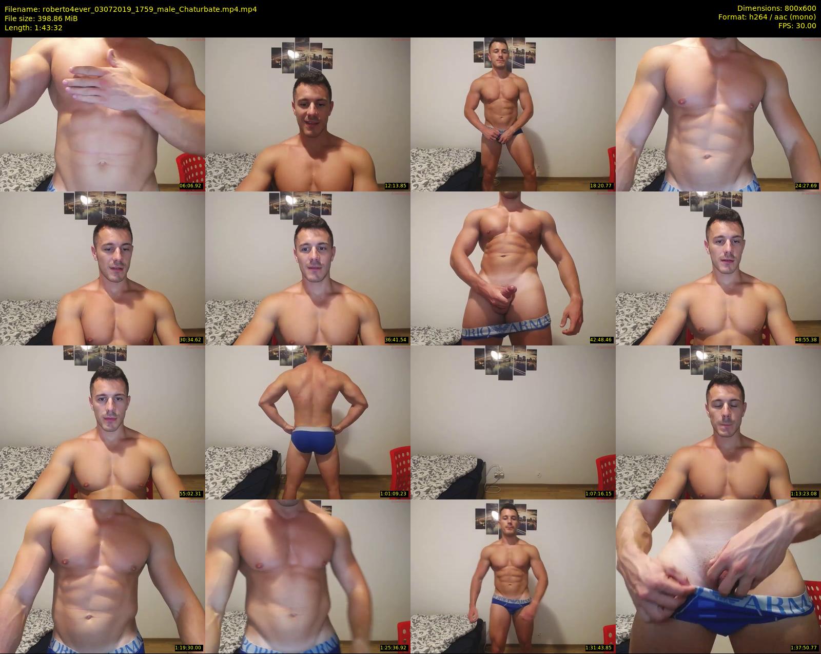 roberto4ever — 104 minute Chaturbate male cam show recording, 480p, Jul 3, 2019