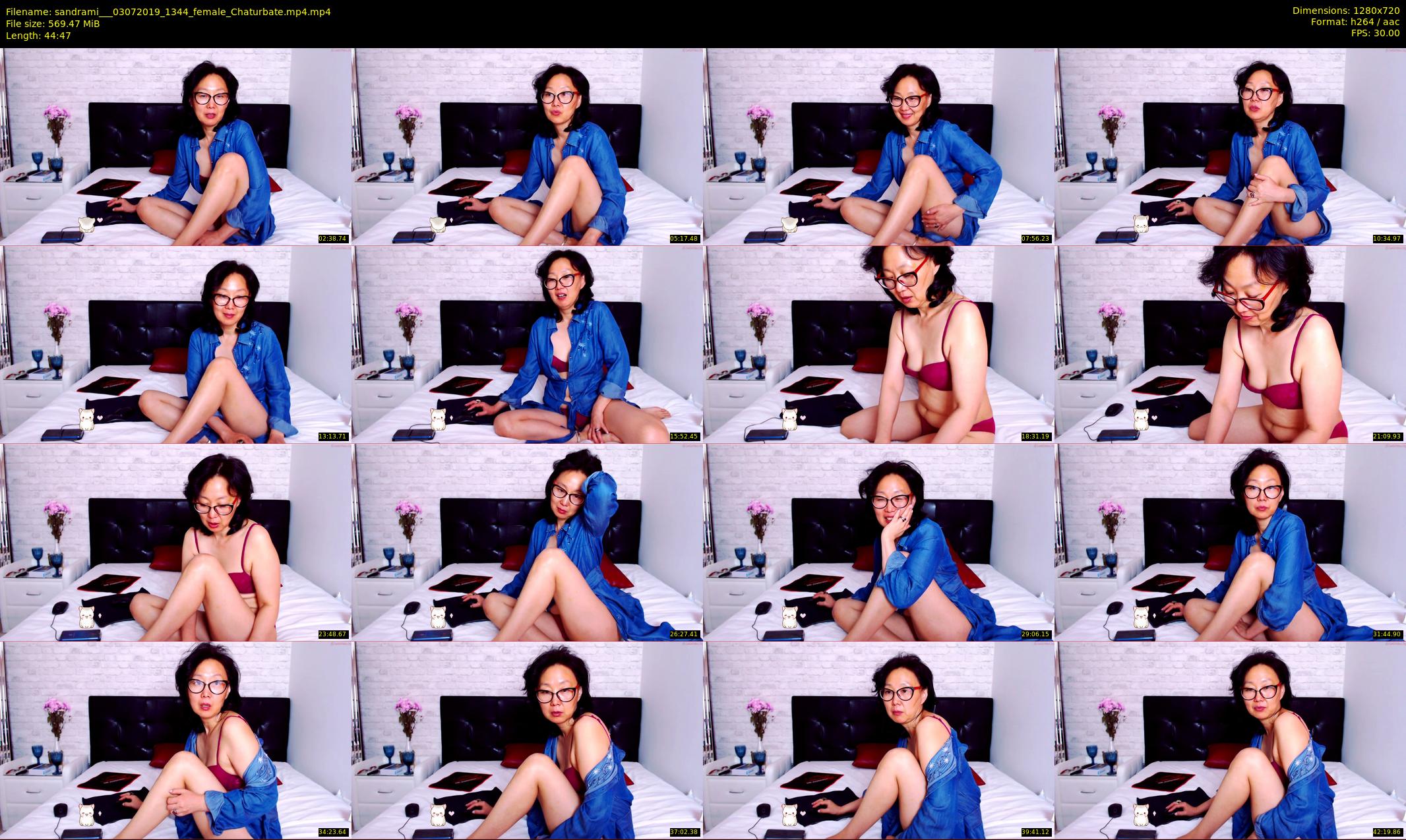 sandrami__ — 45 minute Chaturbate female cam show recording, 720p, Jul 3, 2019