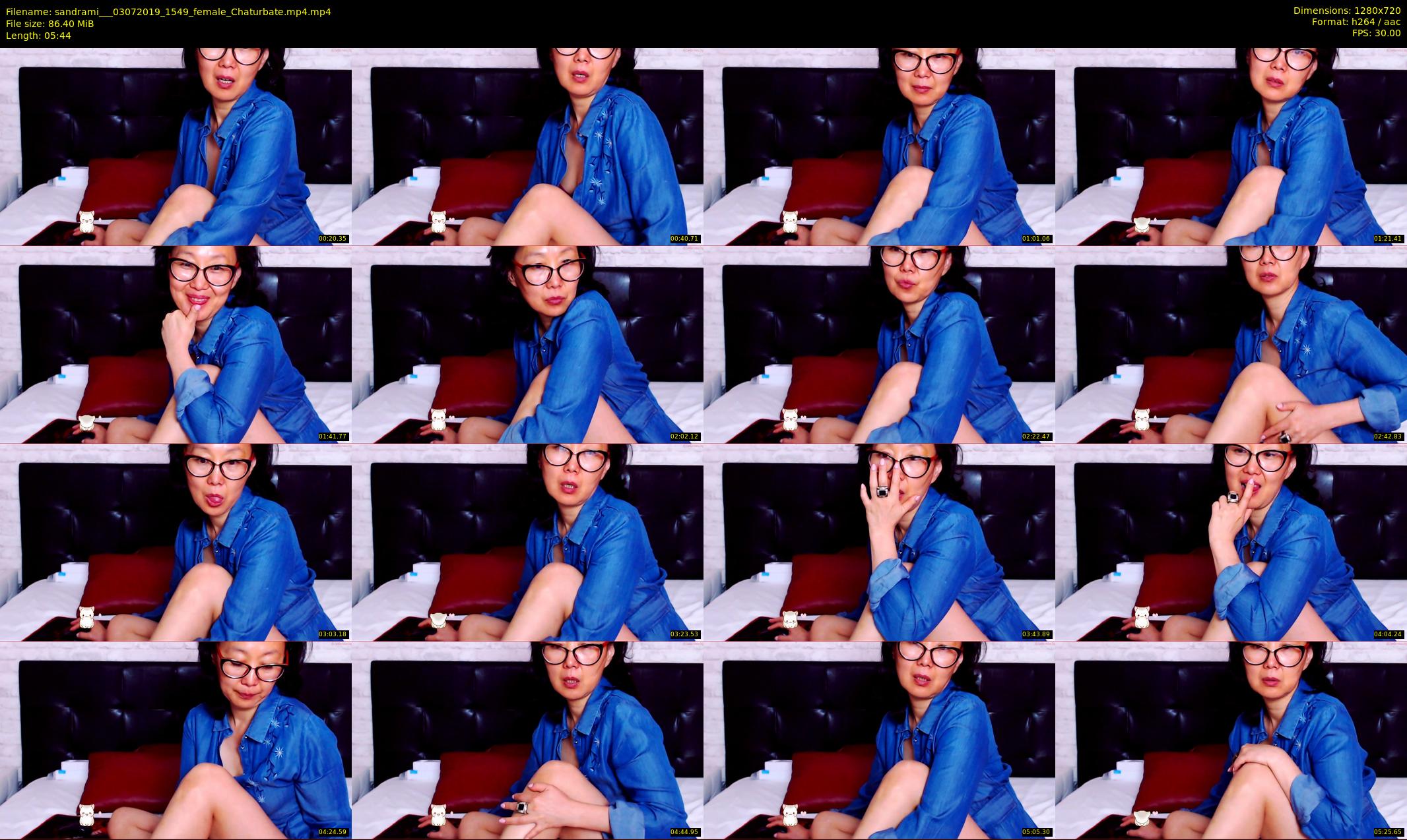 sandrami__ — 6 minute Chaturbate female cam show recording, 720p, Jul 3, 2019