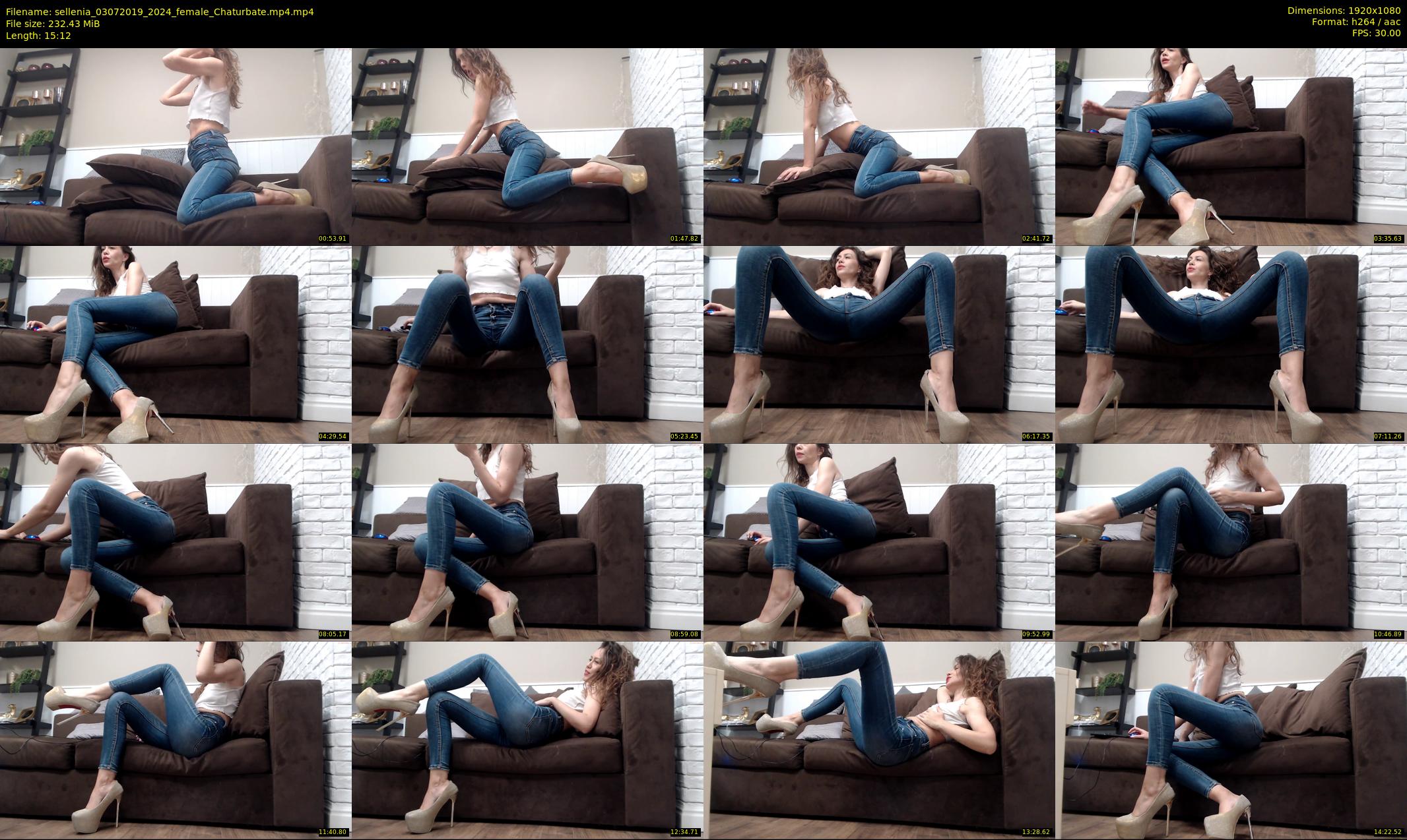 sellenia — 16 minute Chaturbate female cam show recording, 1080p, Jul 3, 2019