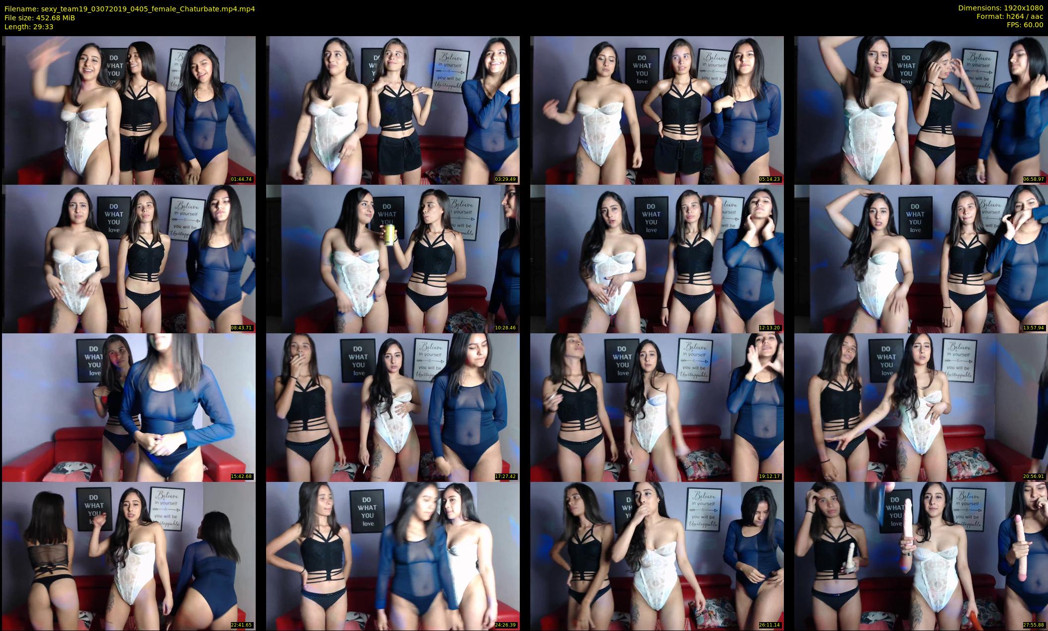 sexy_team19 — 30 minute Chaturbate female cam show recording, 1080p, Jul 3, 2019