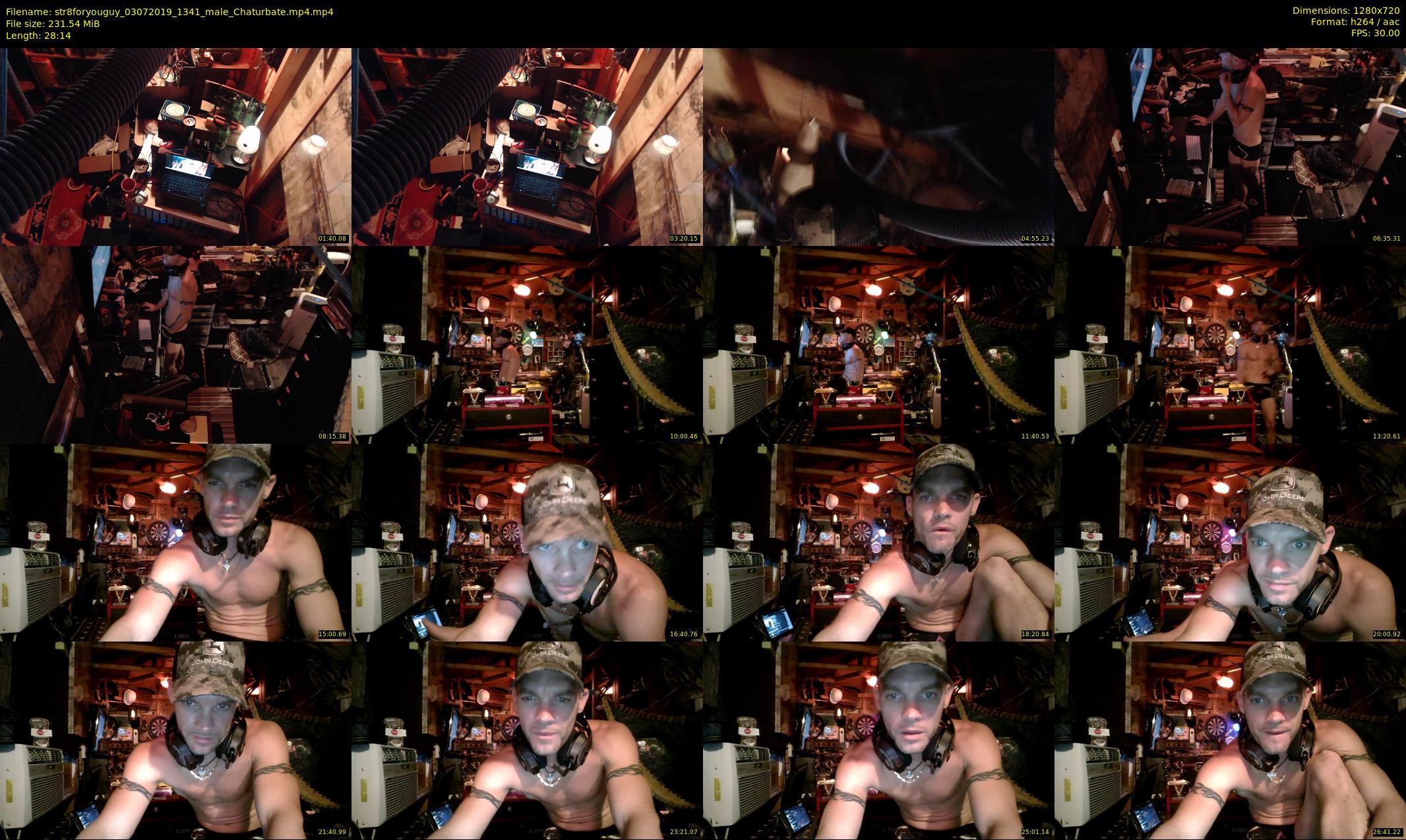 str8foryouguy — 29 minute Chaturbate male cam show recording, 720p, Jul 3, 2019