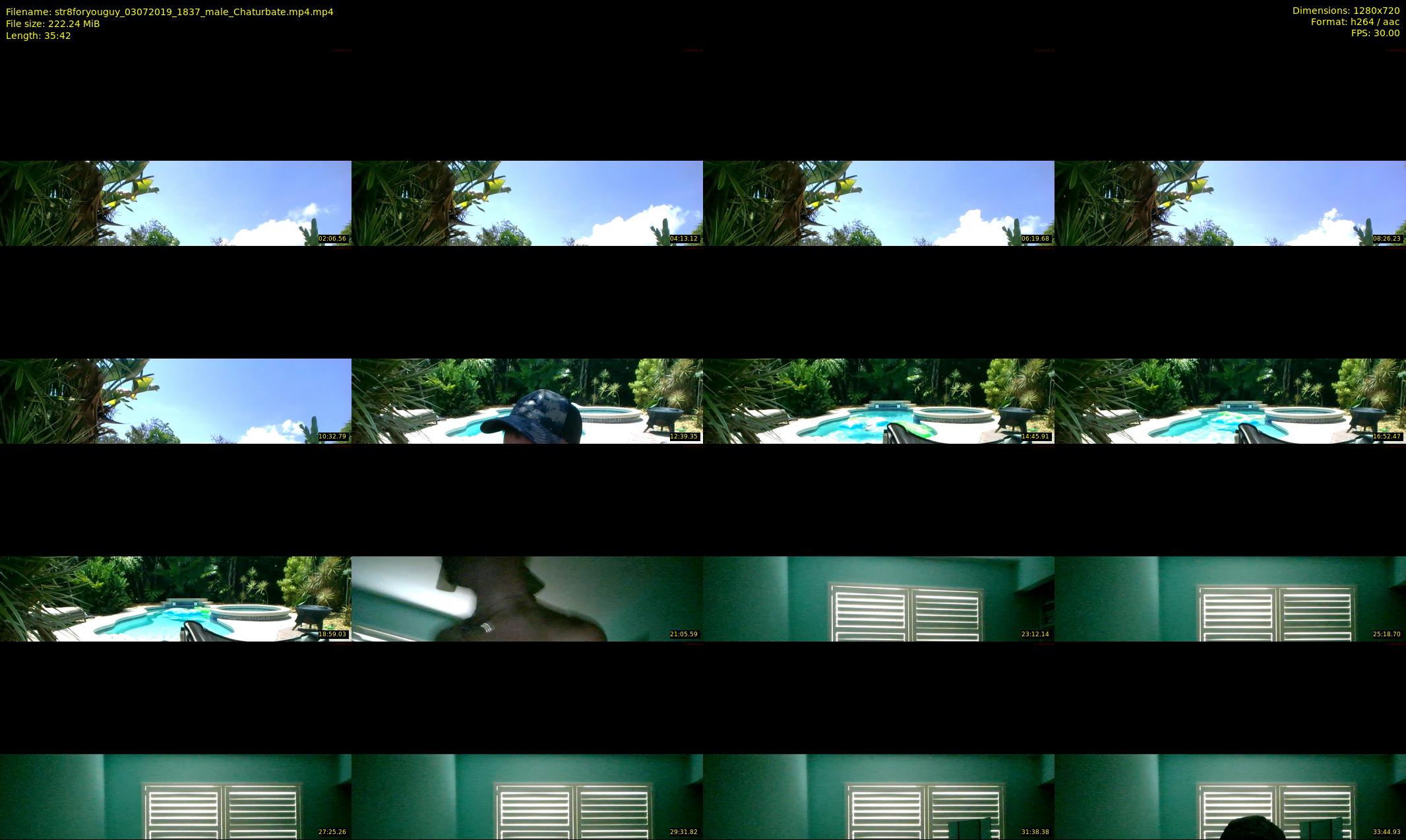 str8foryouguy — 36 minute Chaturbate male cam show recording, 720p, Jul 3, 2019