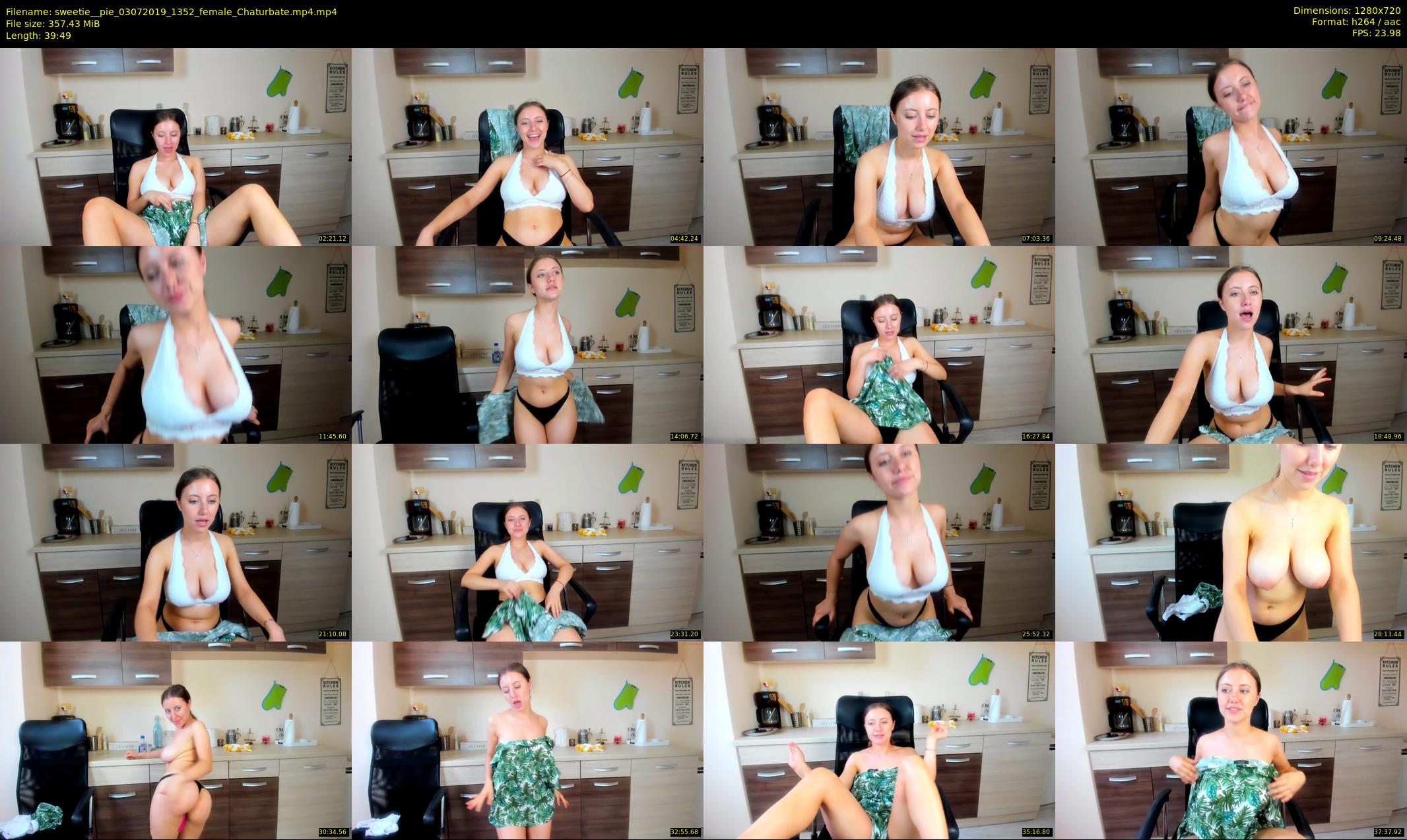 sweetie__pie — 40 minute Chaturbate female cam show recording, 720p, Jul 3, 2019