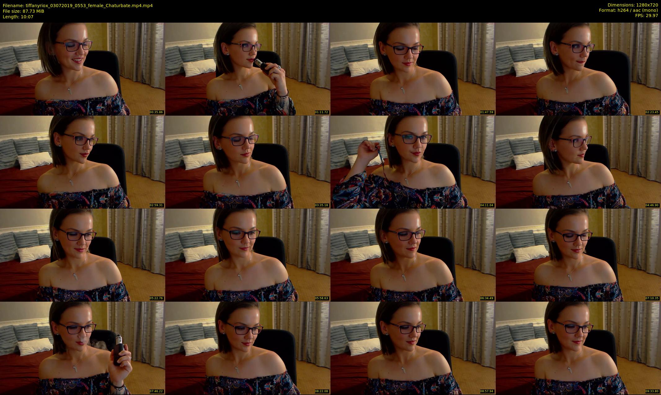 tiffanyriox — 11 minute Chaturbate female cam show recording, 720p, Jul 3, 2019