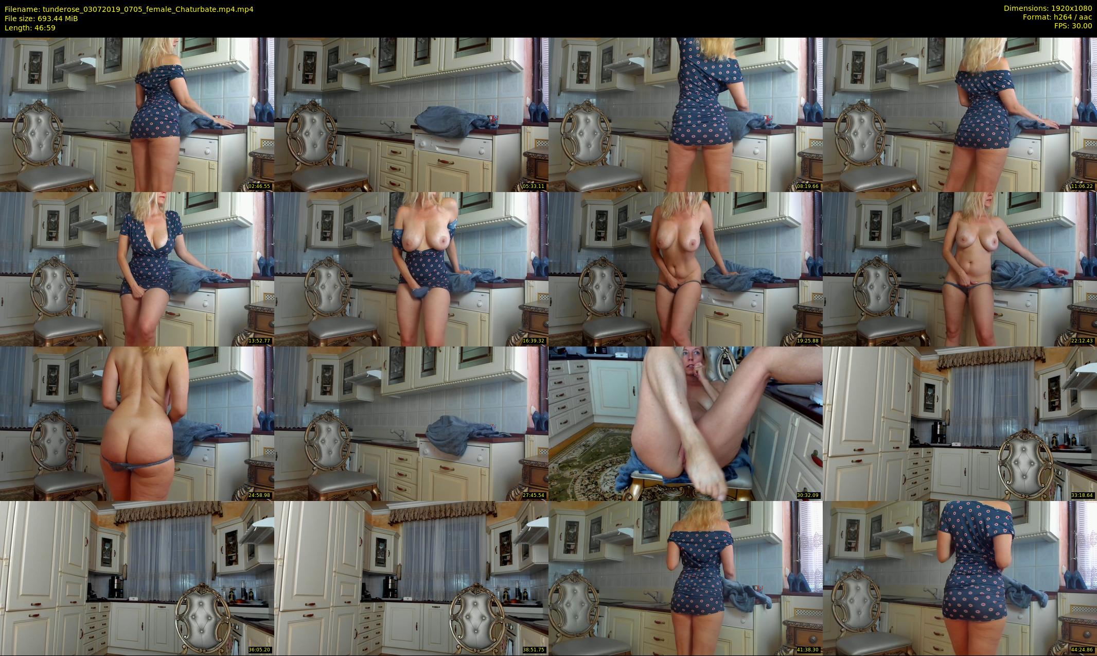 tunderose — 47 minute Chaturbate female cam show recording, 1080p, Jul 3, 2019