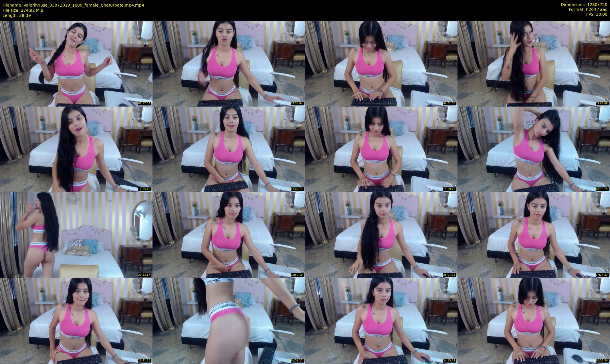 valerihouse — 39 minute Chaturbate female cam show recording, 720p, Jul 3, 2019