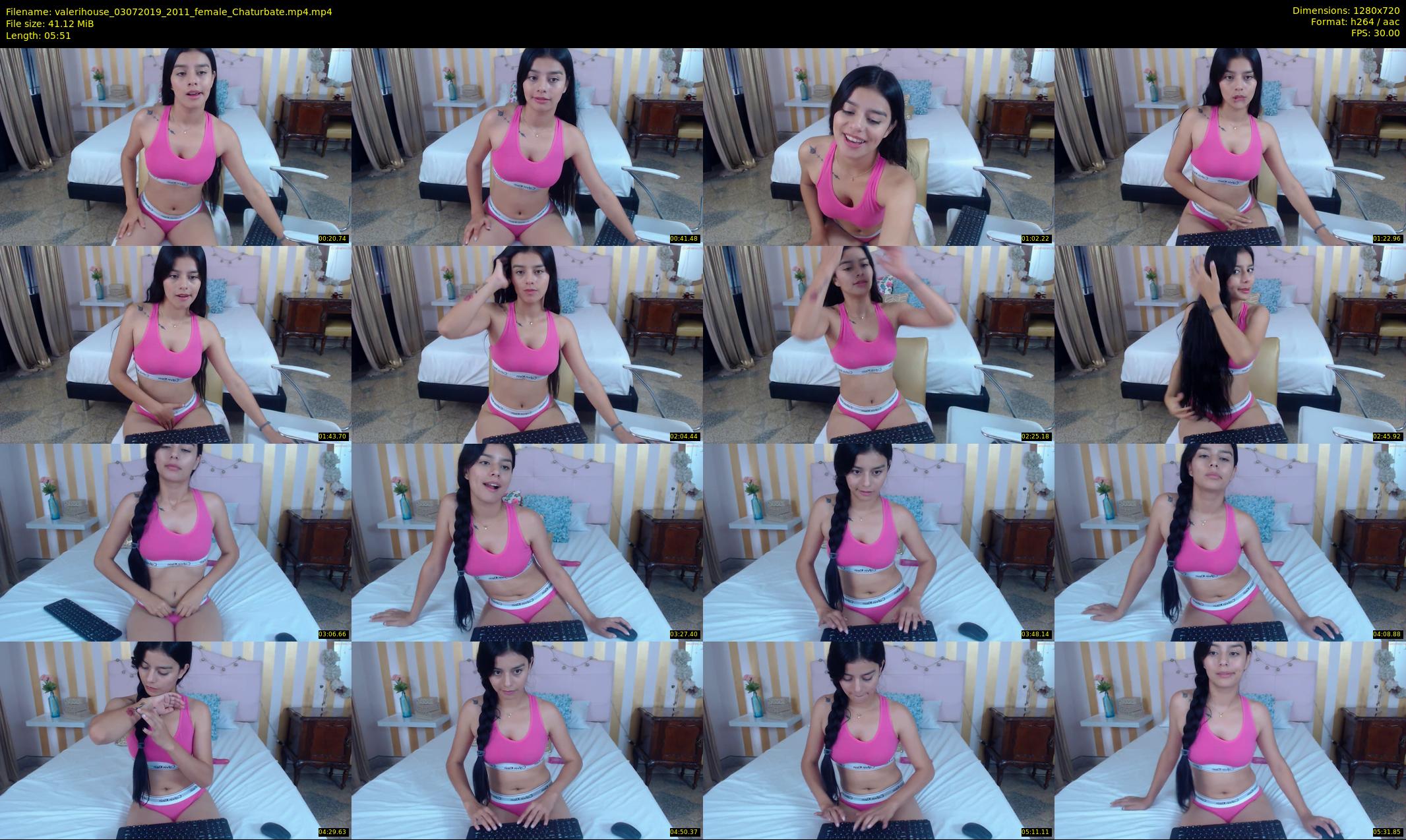 valerihouse — 6 minute Chaturbate female cam show recording, 720p, Jul 3, 2019