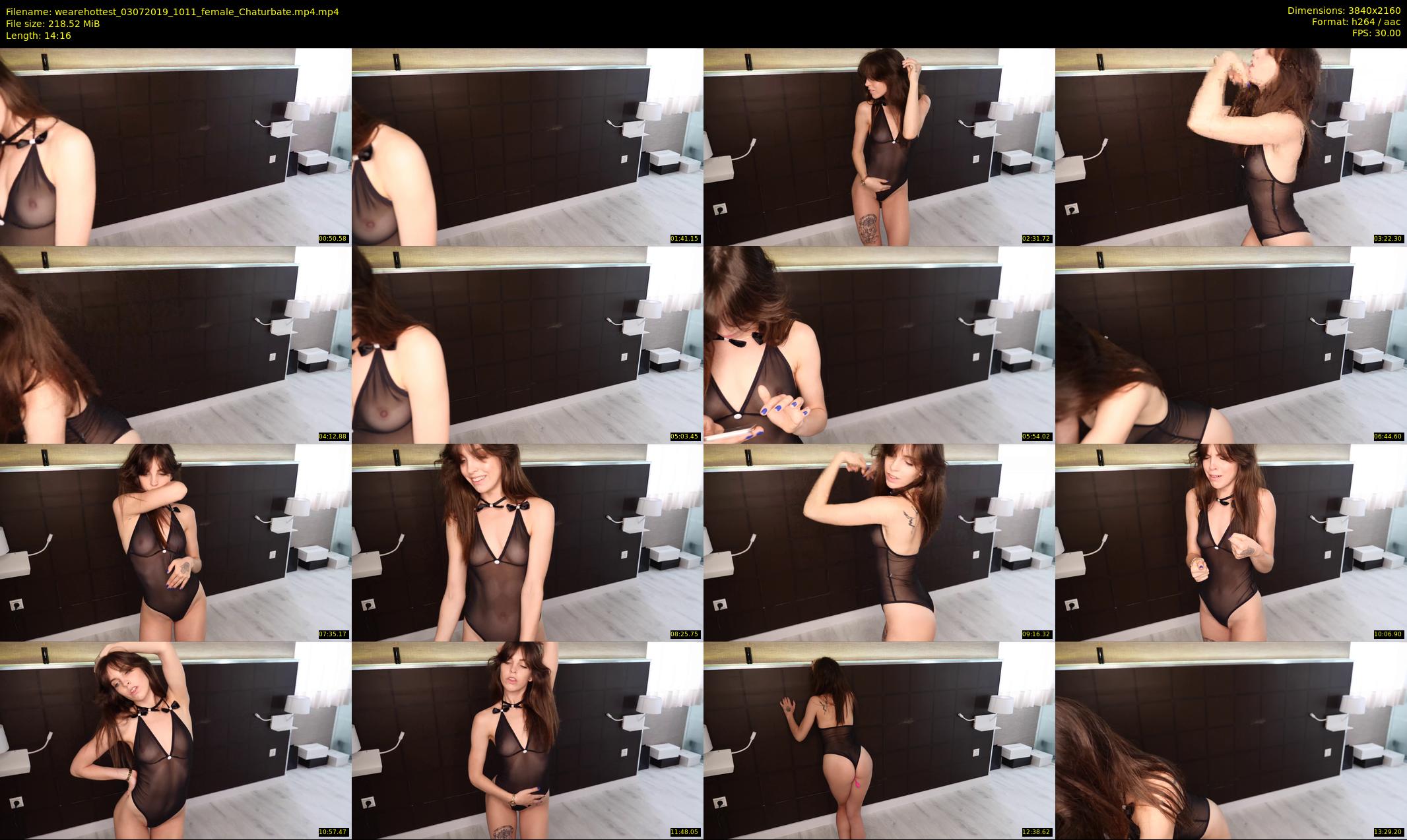 wearehottest — 15 minute Chaturbate couple cam show recording, 4K, Jul 3, 2019