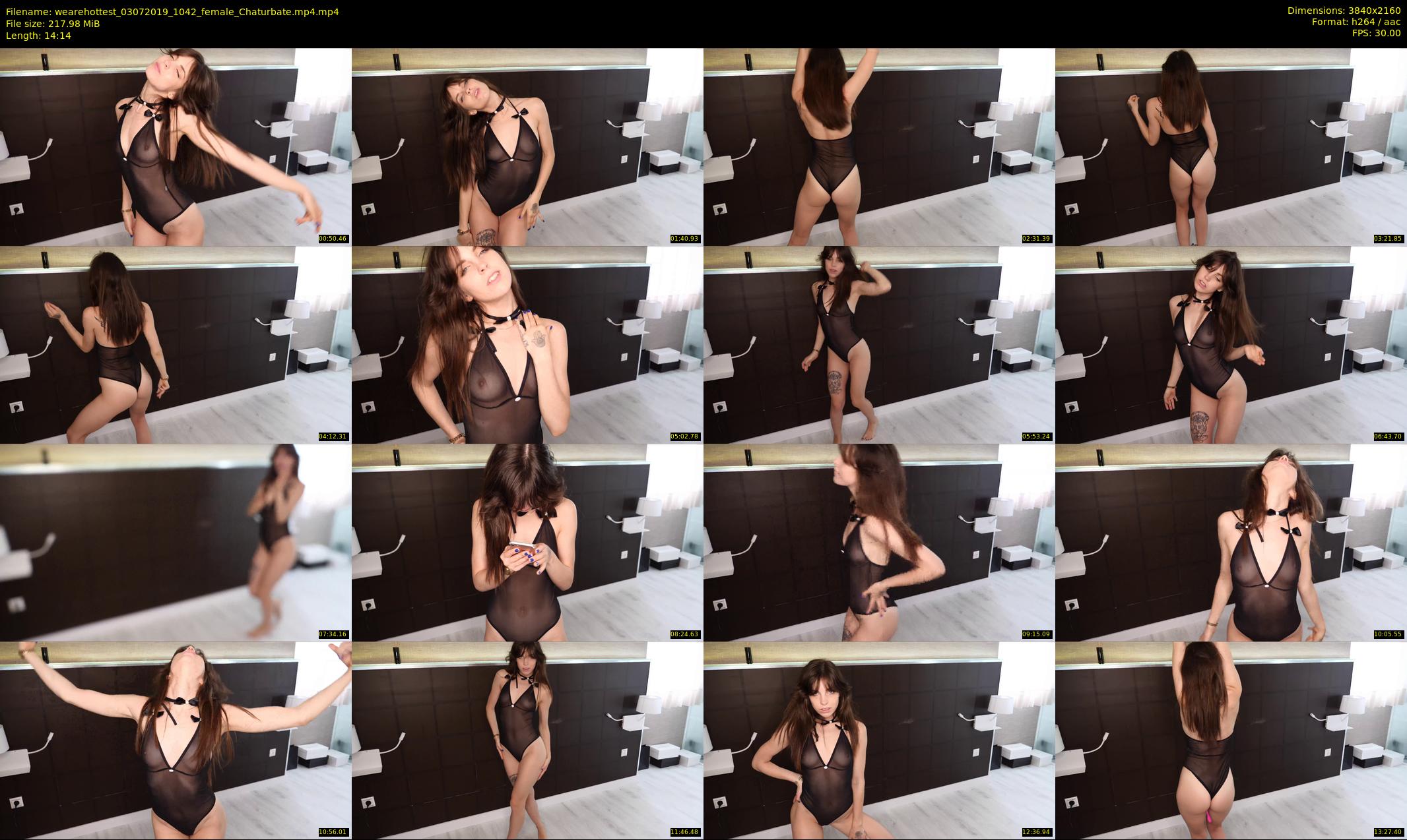 wearehottest — 15 minute Chaturbate couple cam show recording, 4K, Jul 3, 2019
