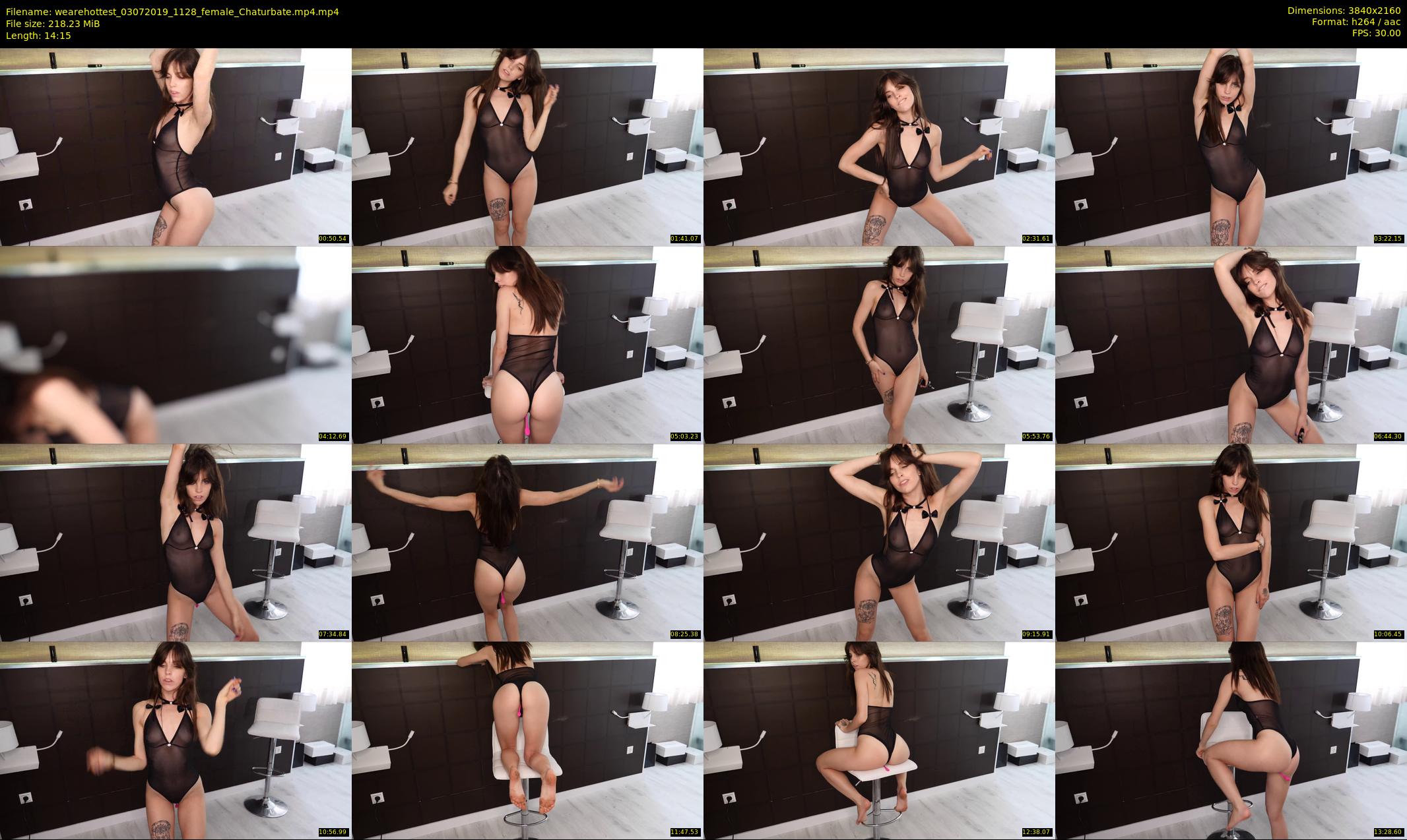 wearehottest — 15 minute Chaturbate couple cam show recording, 4K, Jul 3, 2019