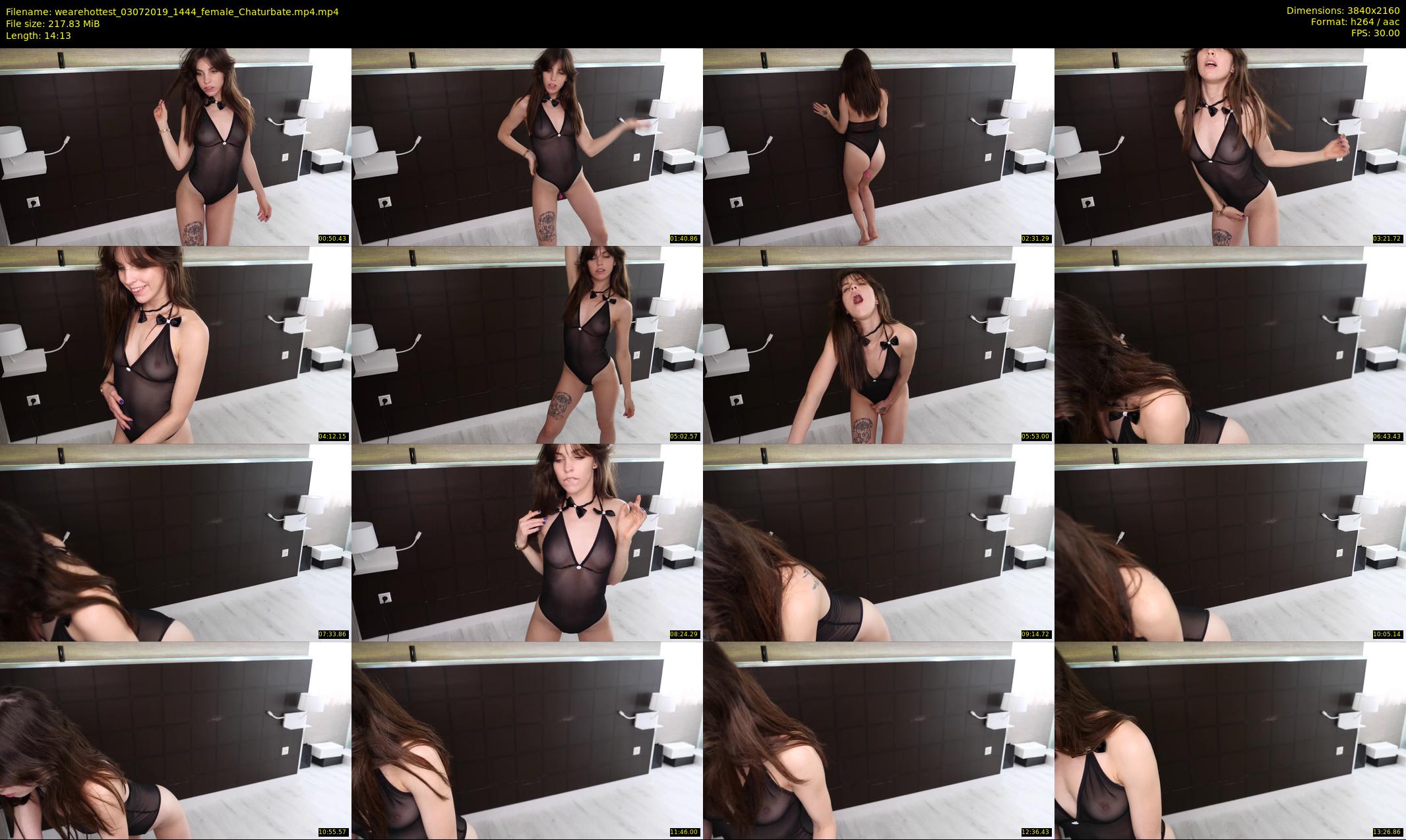 wearehottest — 15 minute Chaturbate couple cam show recording, 4K, Jul 3, 2019