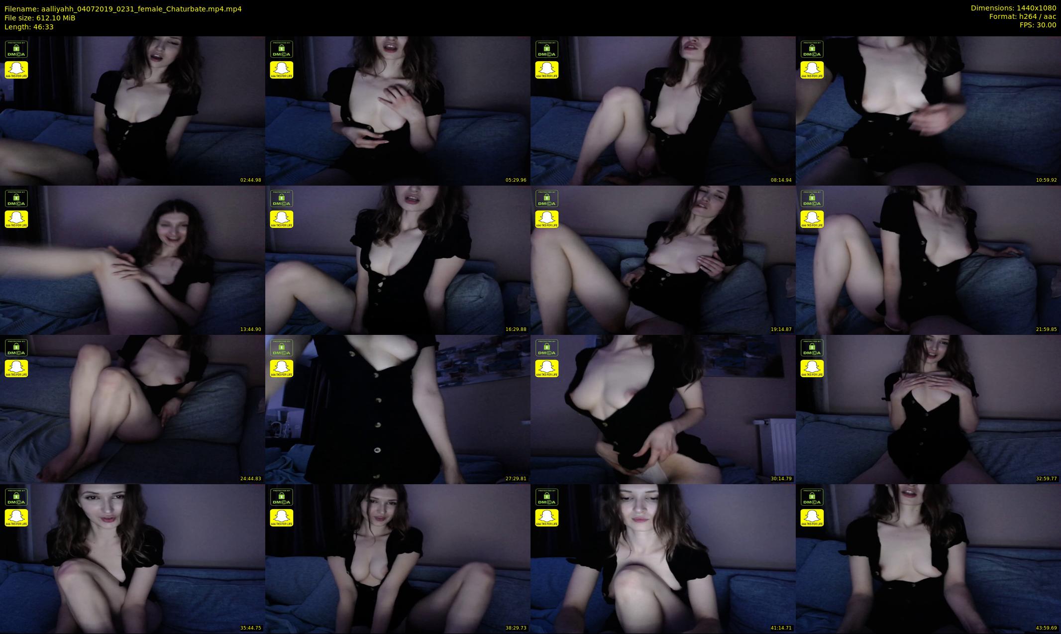 aalliyahh — 47 minute Chaturbate female cam show recording, 1080p, Jul 4, 2019