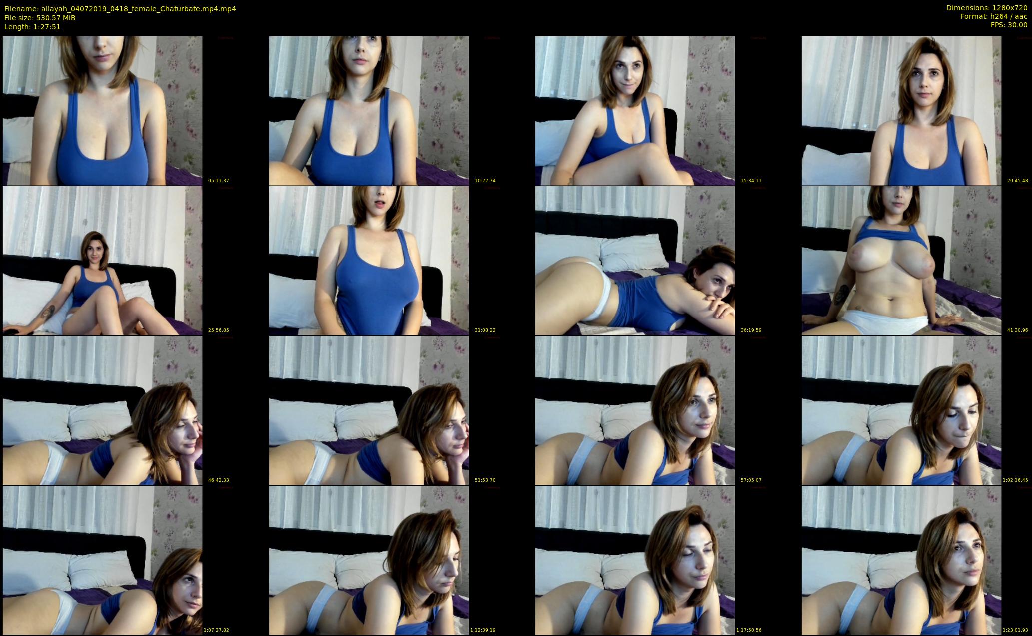 allayah — 88 minute Chaturbate female cam show recording, 720p, Jul 4, 2019