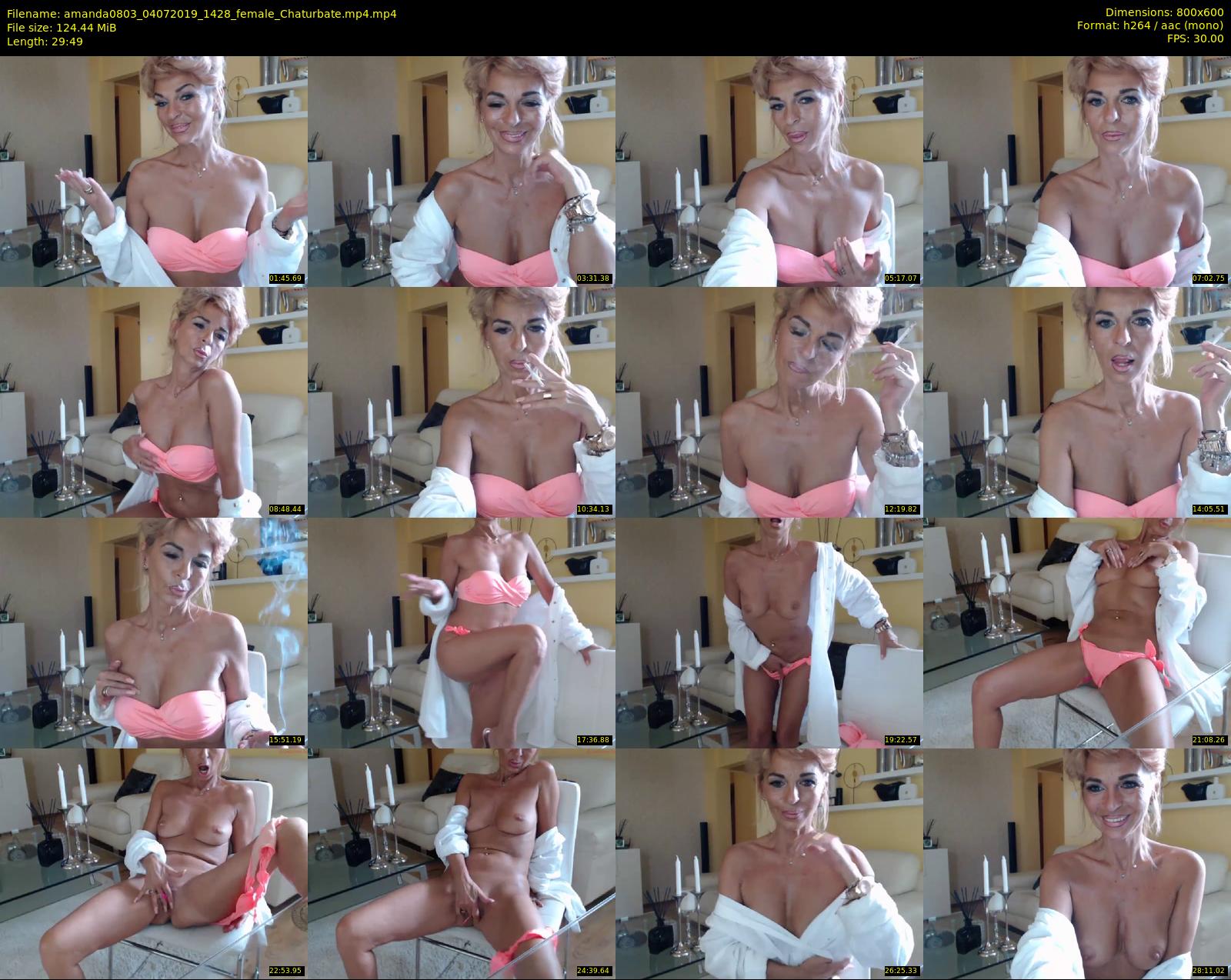 amanda0803 — 30 minute Chaturbate female cam show recording, 480p, Jul 4, 2019