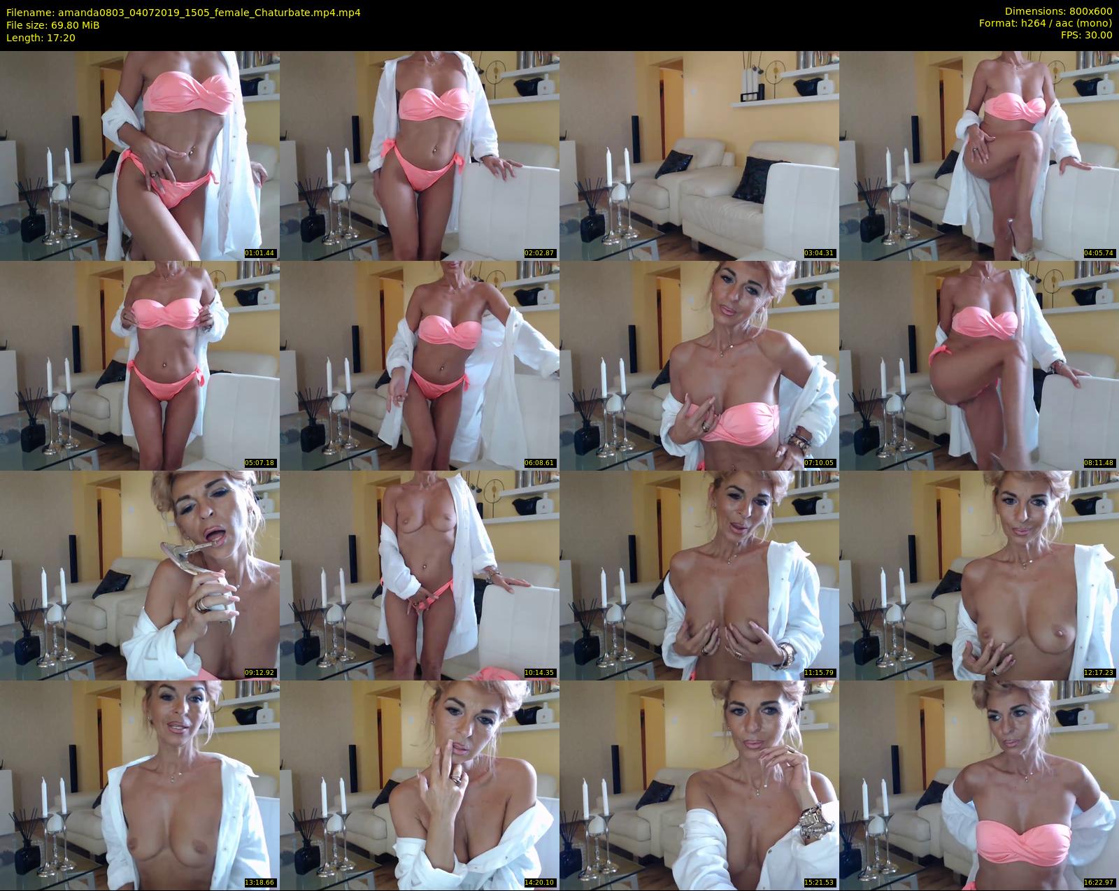 amanda0803 — 18 minute Chaturbate female cam show recording, 480p, Jul 4, 2019