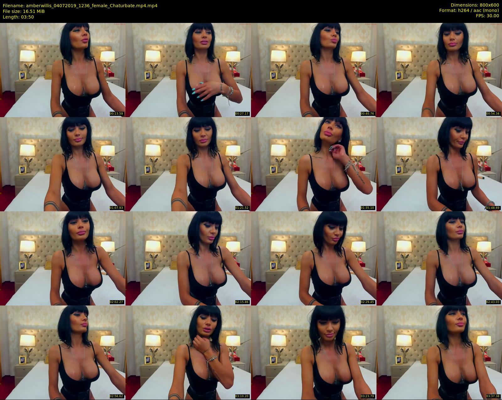 amberwillis — 4 minute Chaturbate female cam show recording, 480p, Jul 4, 2019